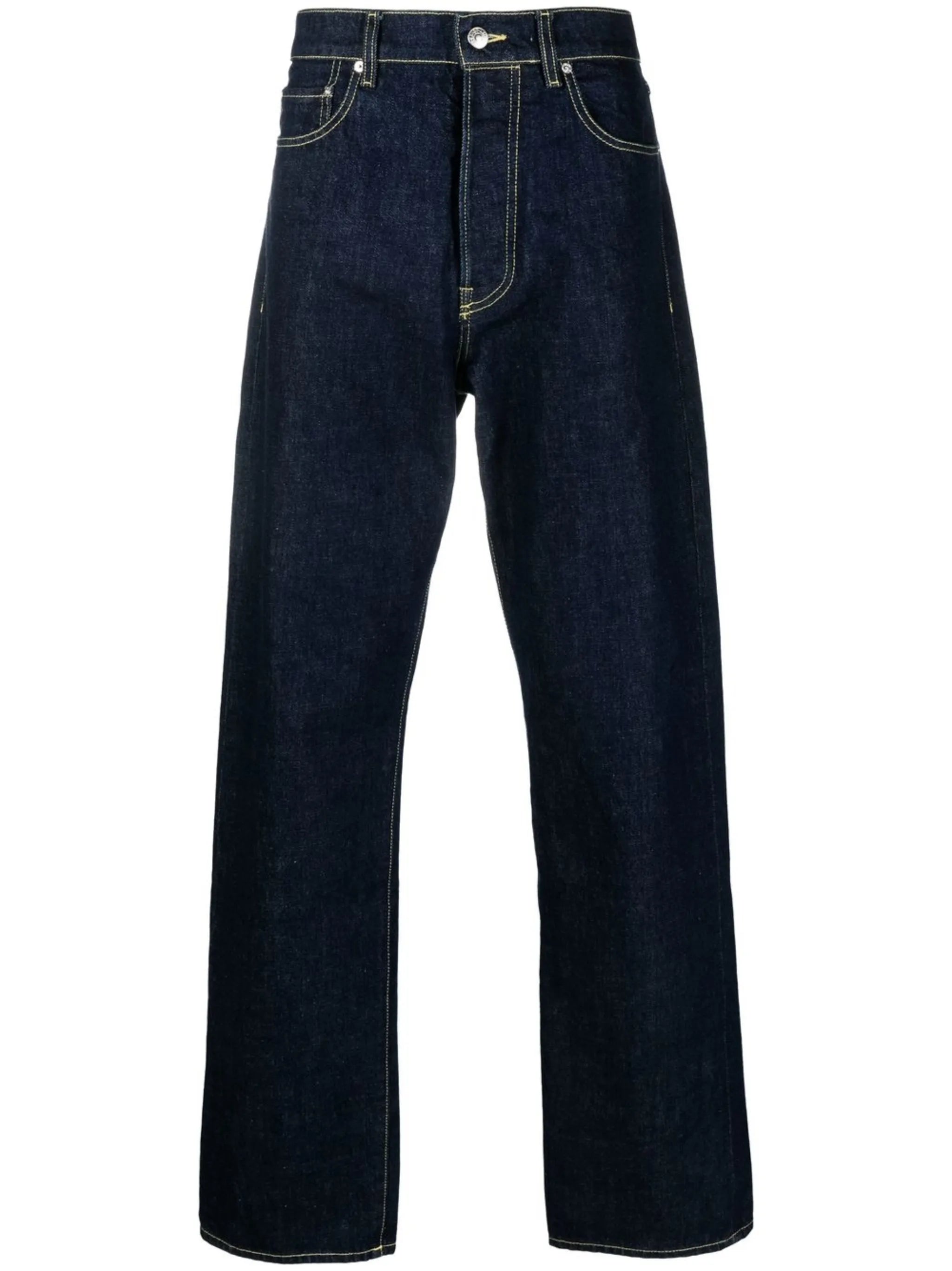 loose-fit denim pants