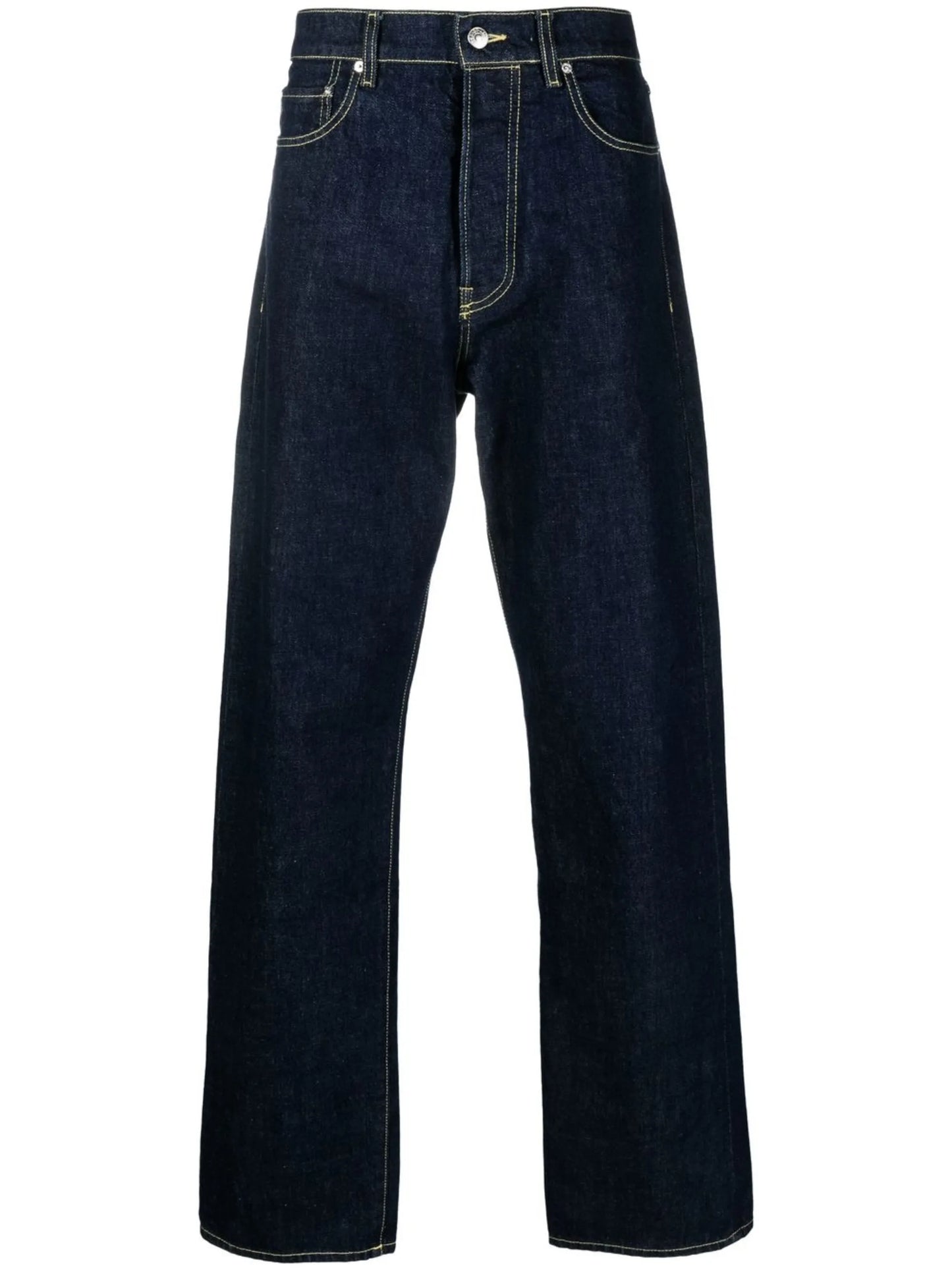 loose-fit denim pants