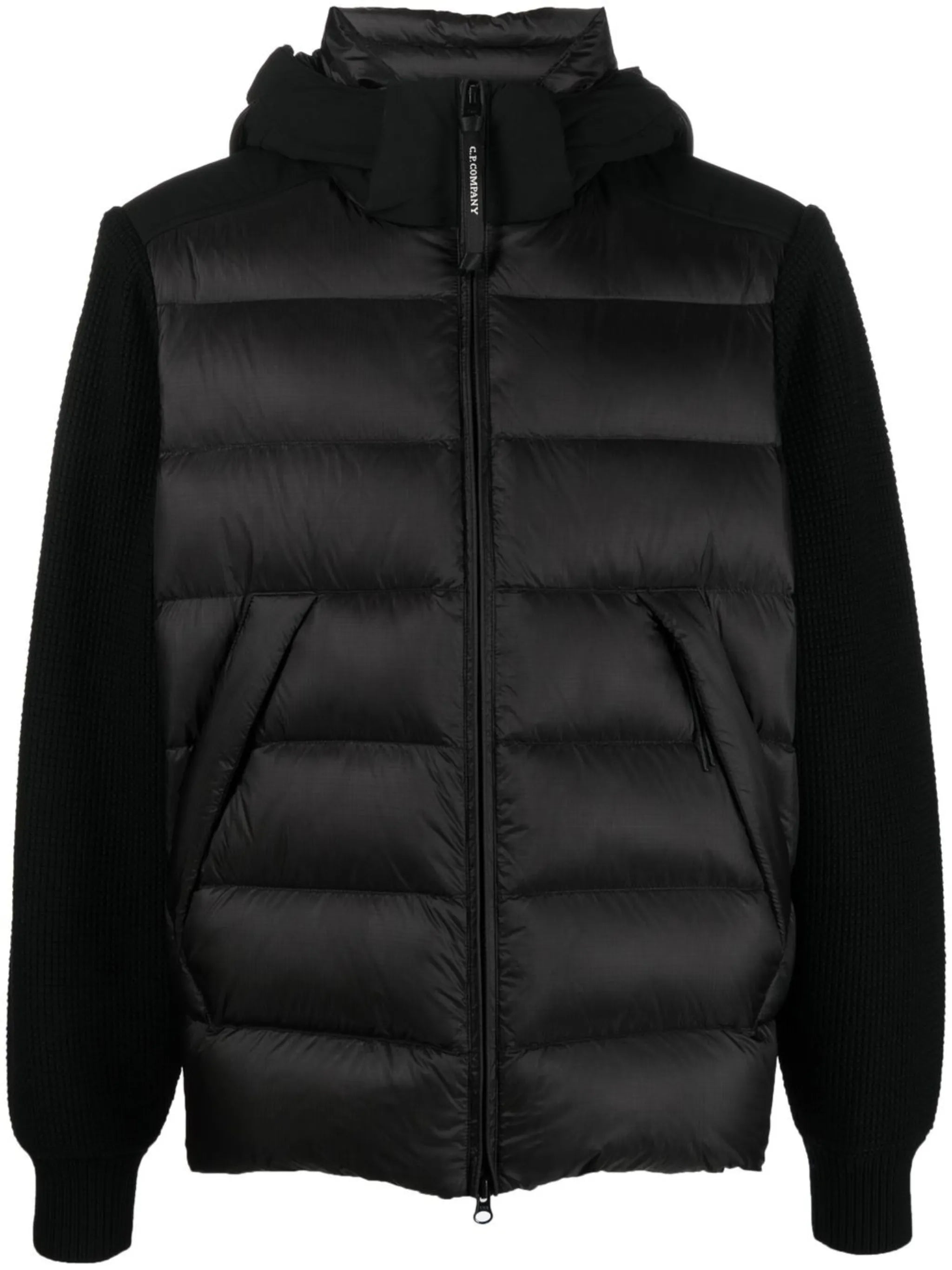 padded hooded jacket