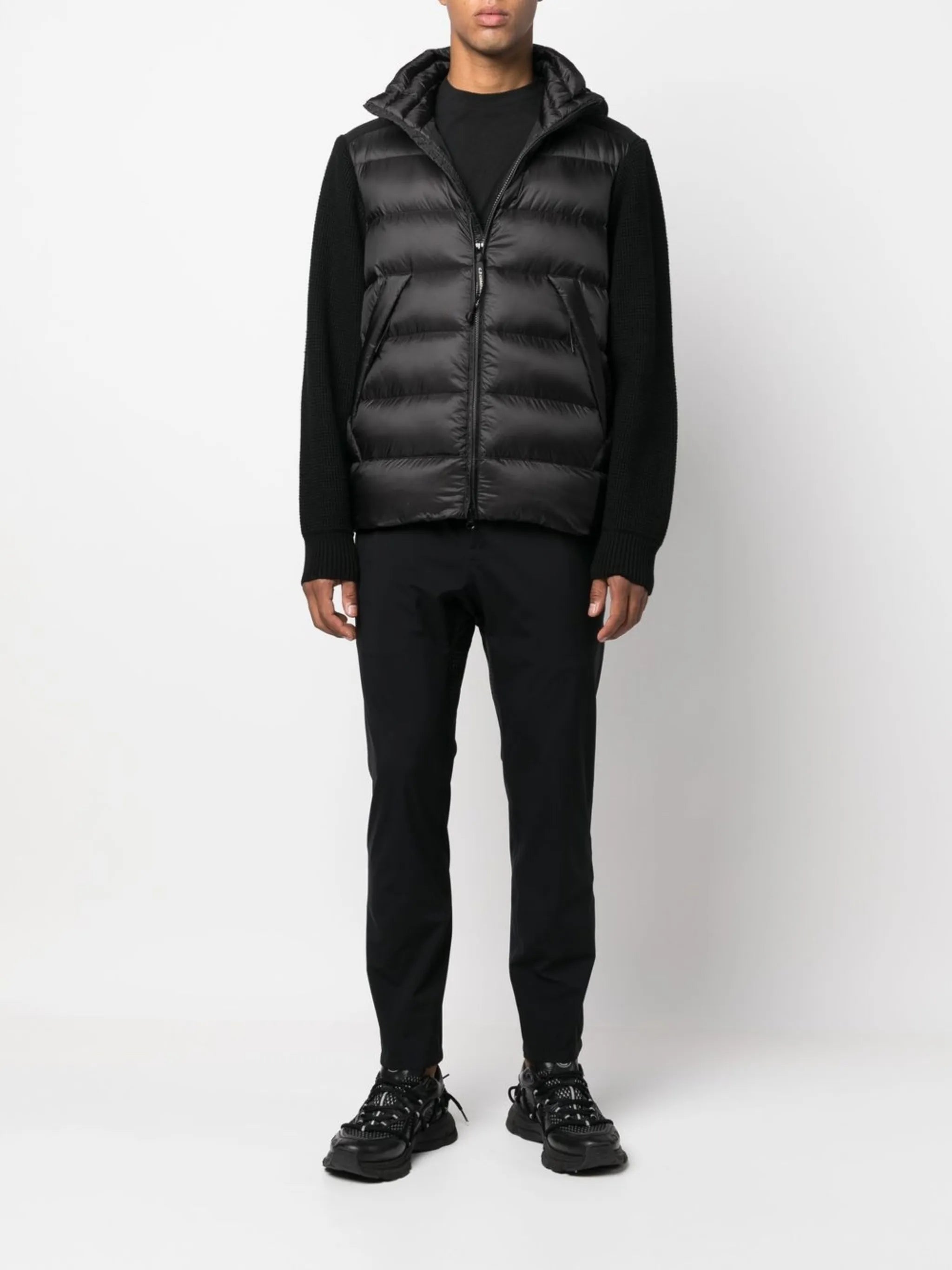 padded hooded jacket