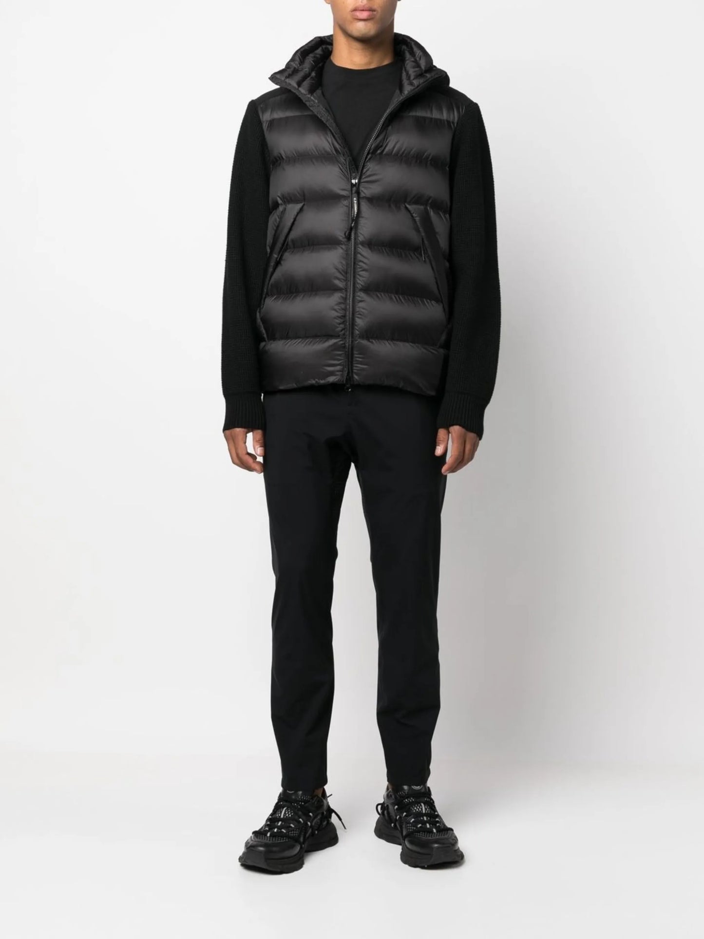 padded hooded jacket