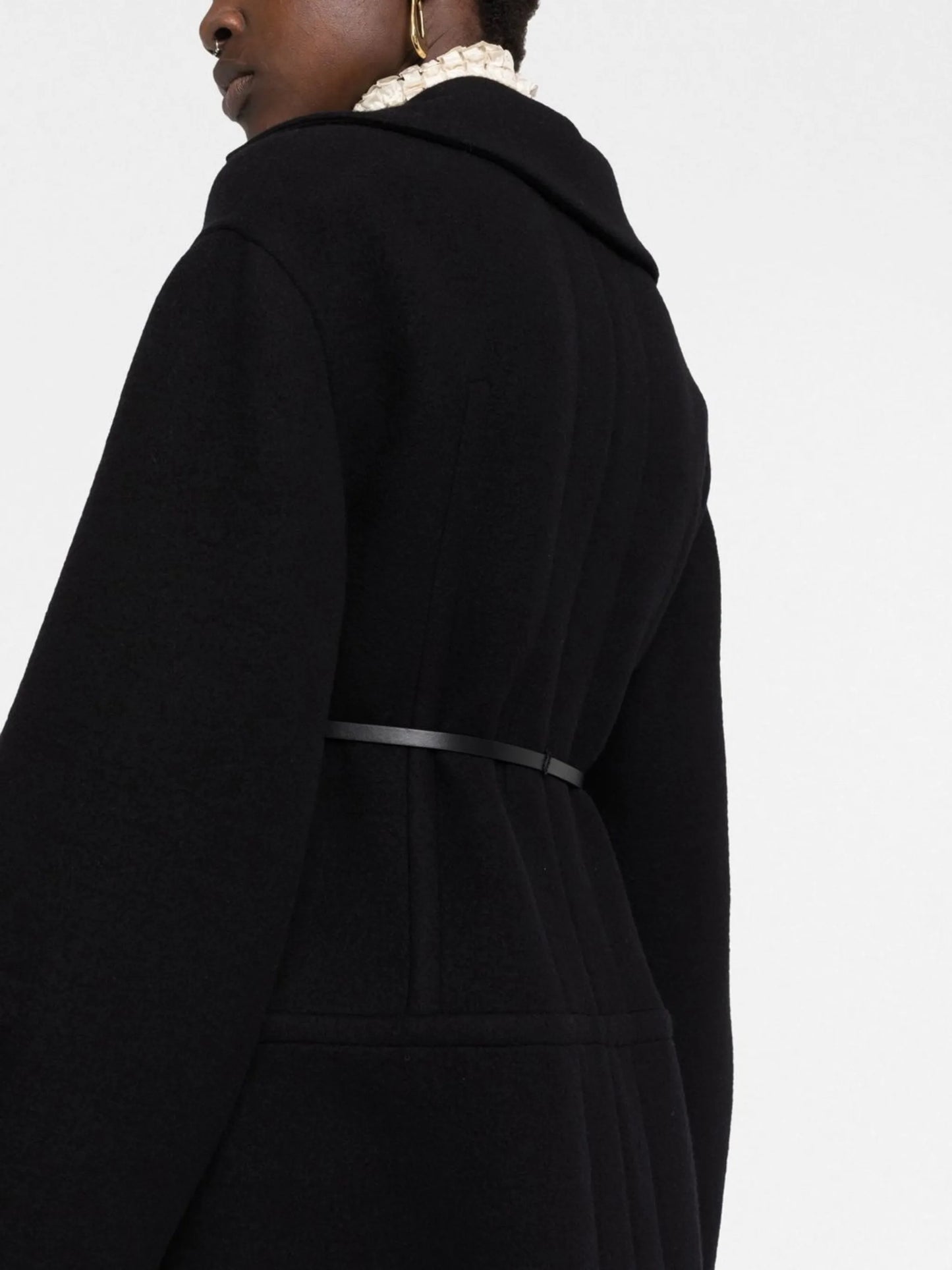 belted wool coat