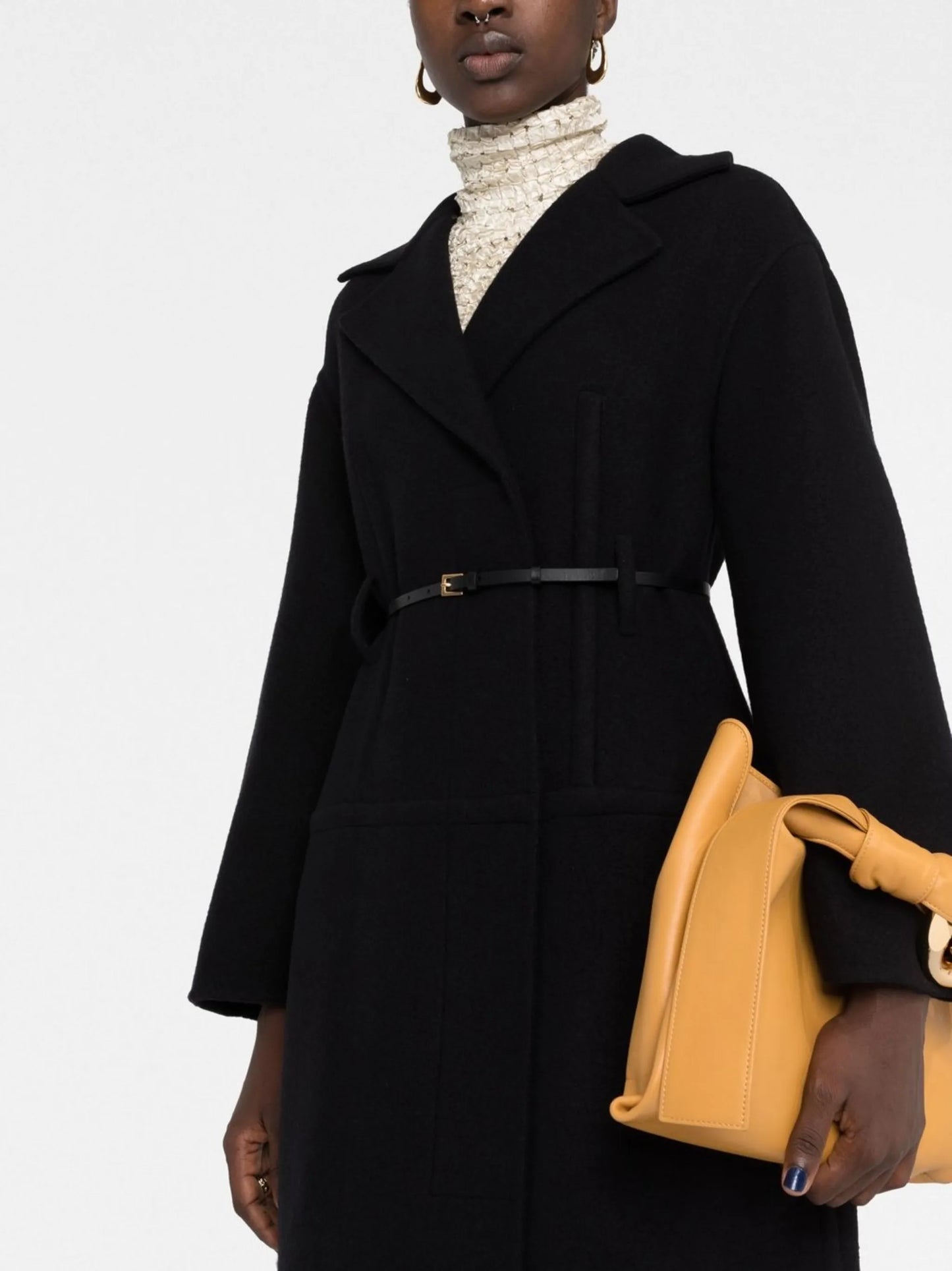 belted wool coat