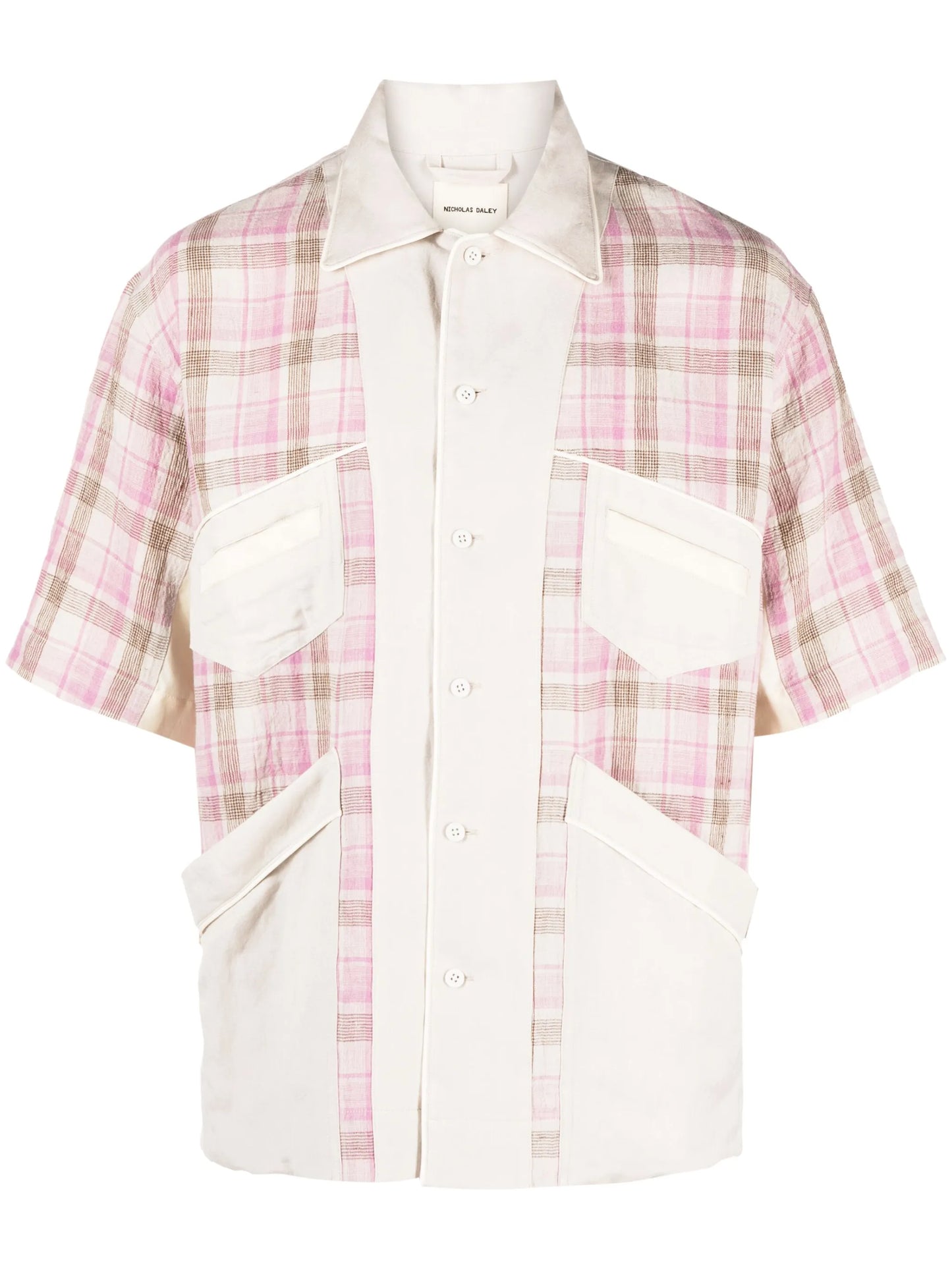 plaid check pattern shirt