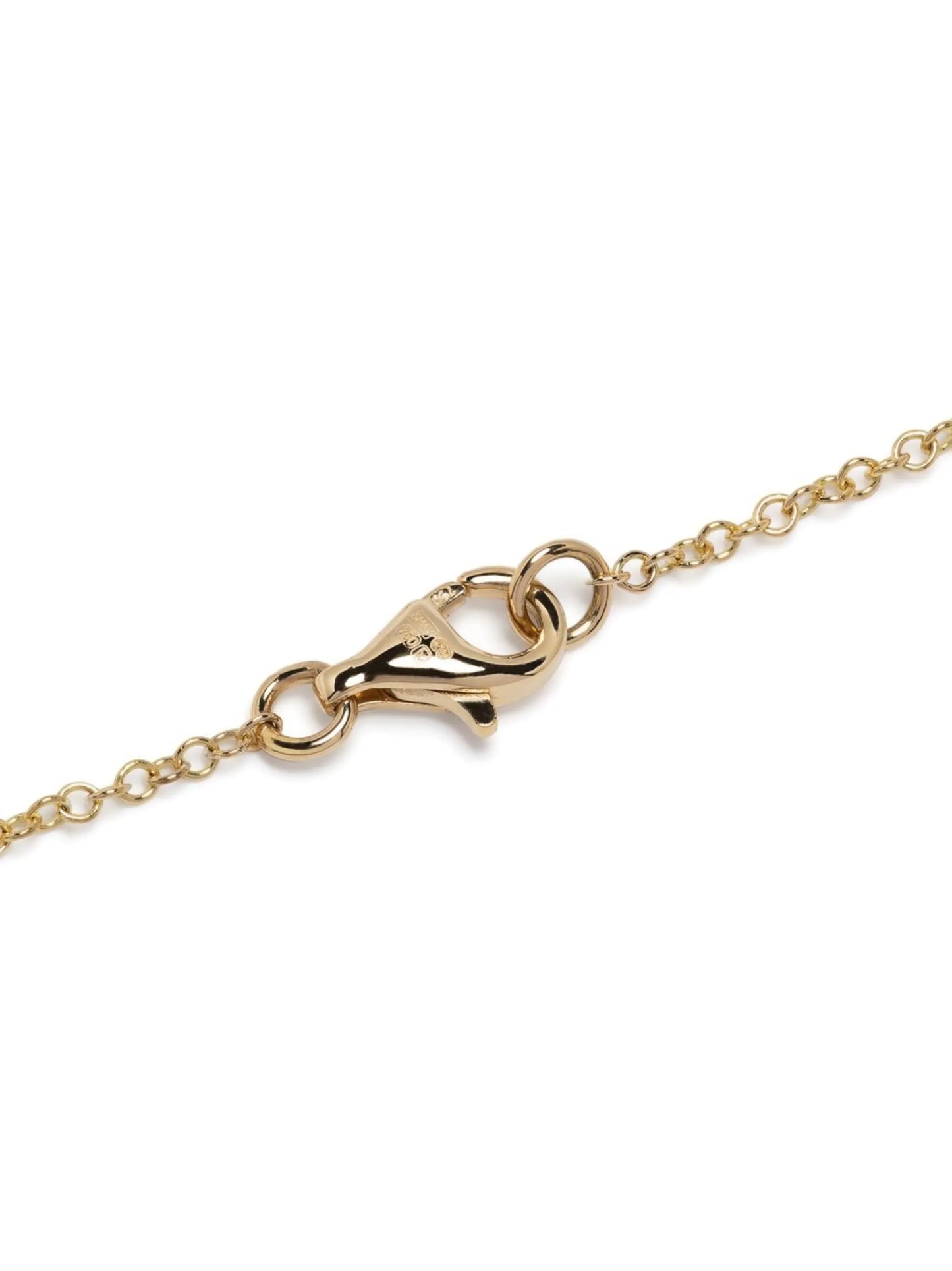 18kt yellow gold Baby Heart emerald bracelet