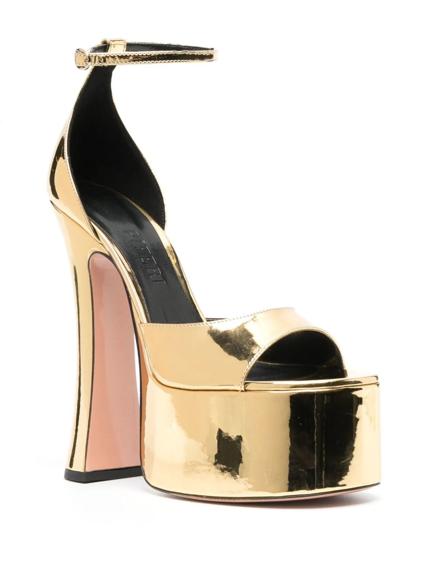 Rosalia metallic-effect platform sandals