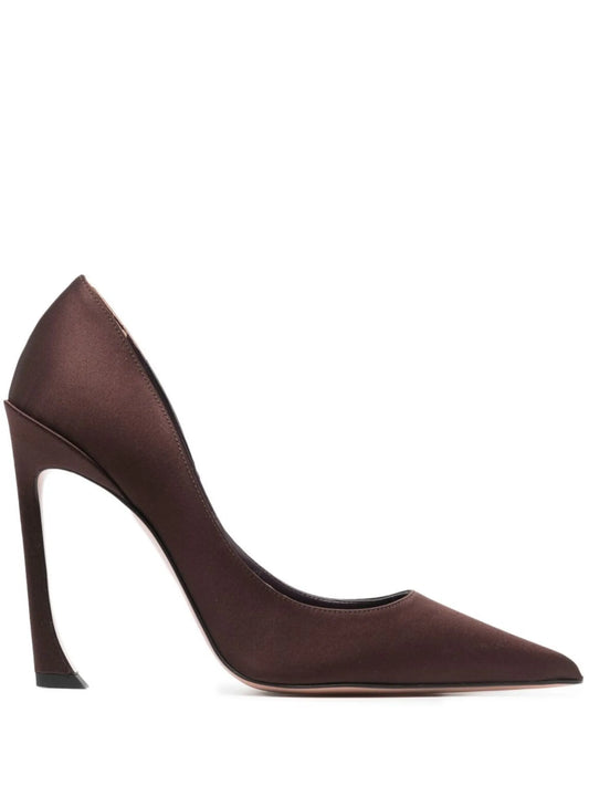 Avangarda 100mm satin pumps