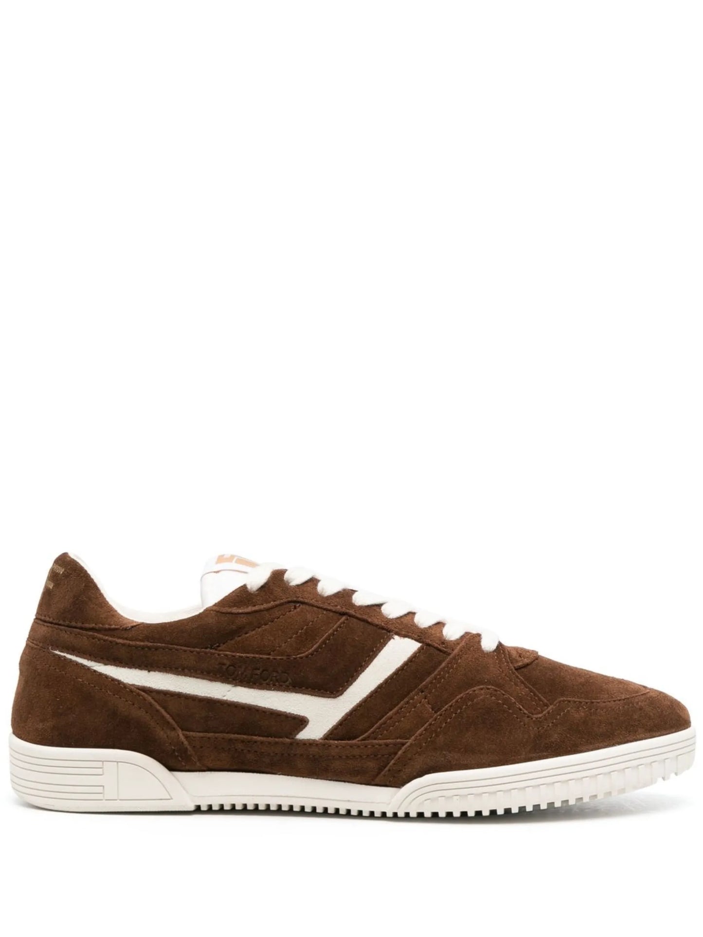 two-tone suede sneakers