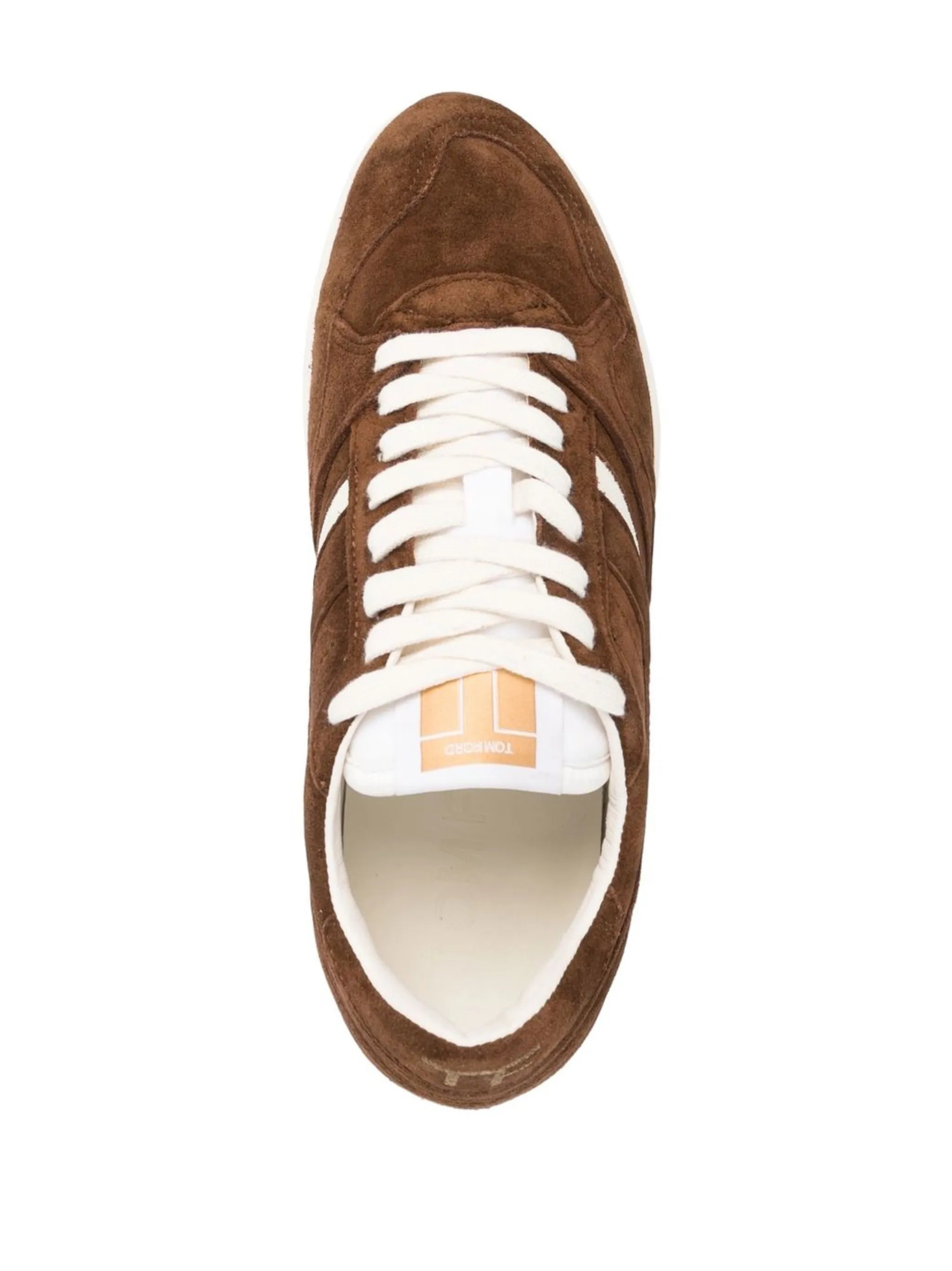 two-tone suede sneakers