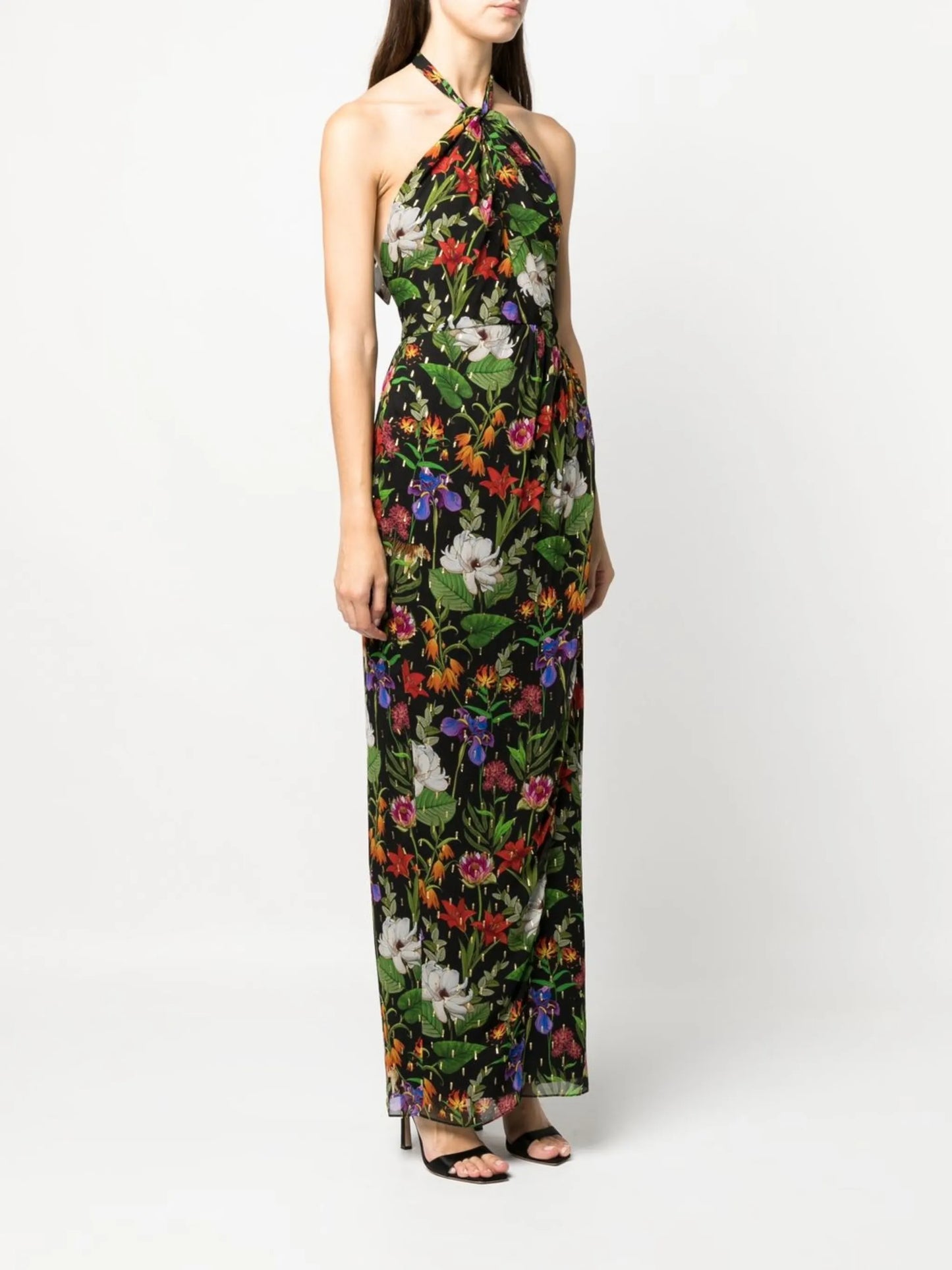 Alyona halterneck dress