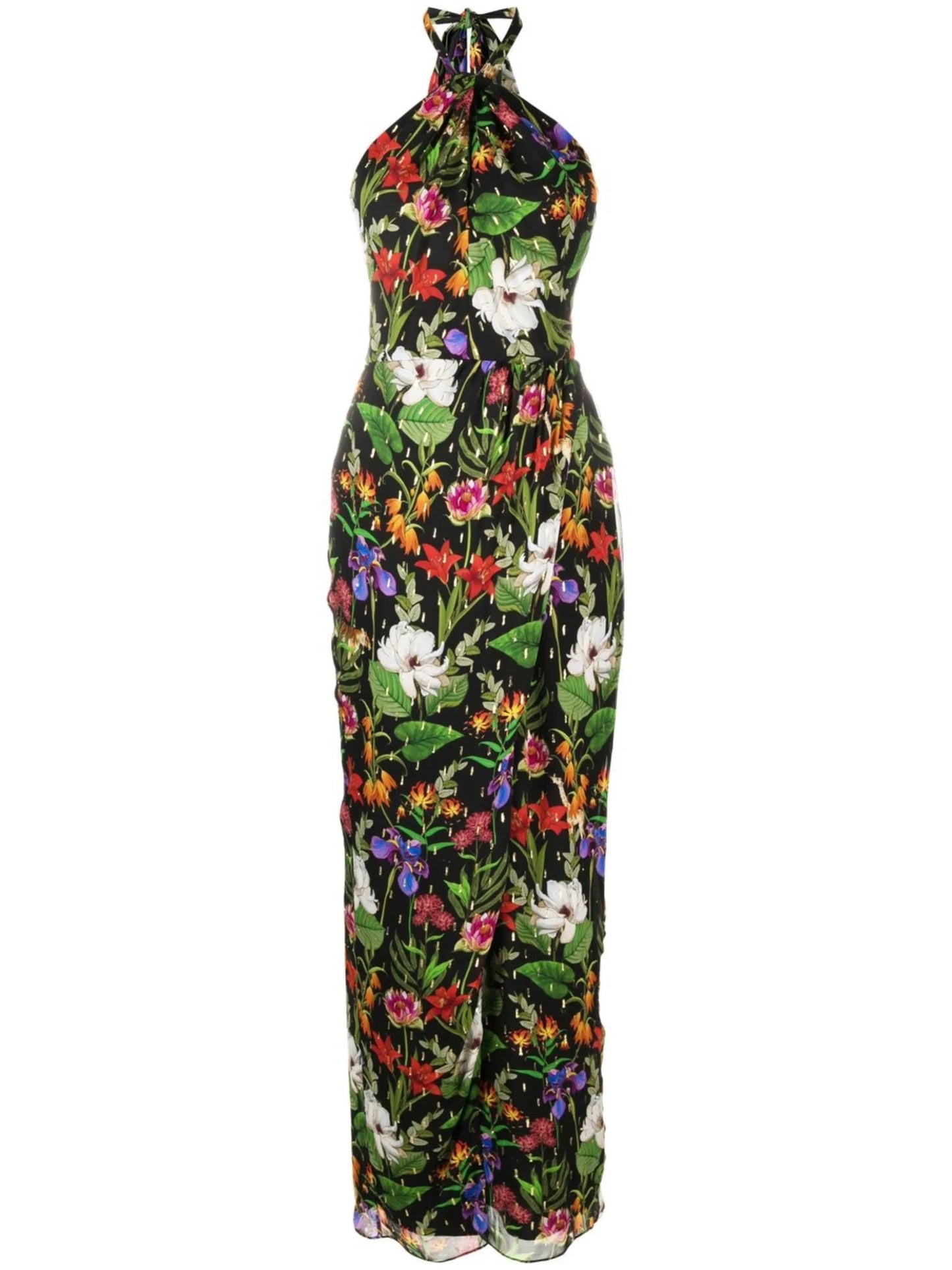 Alyona halterneck dress