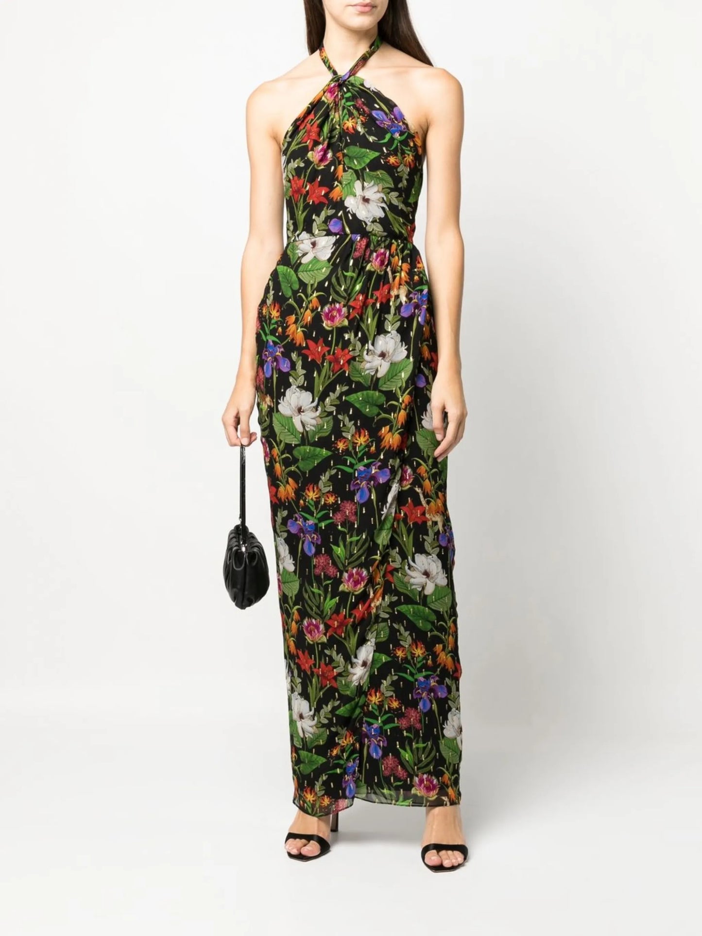 Alyona halterneck dress