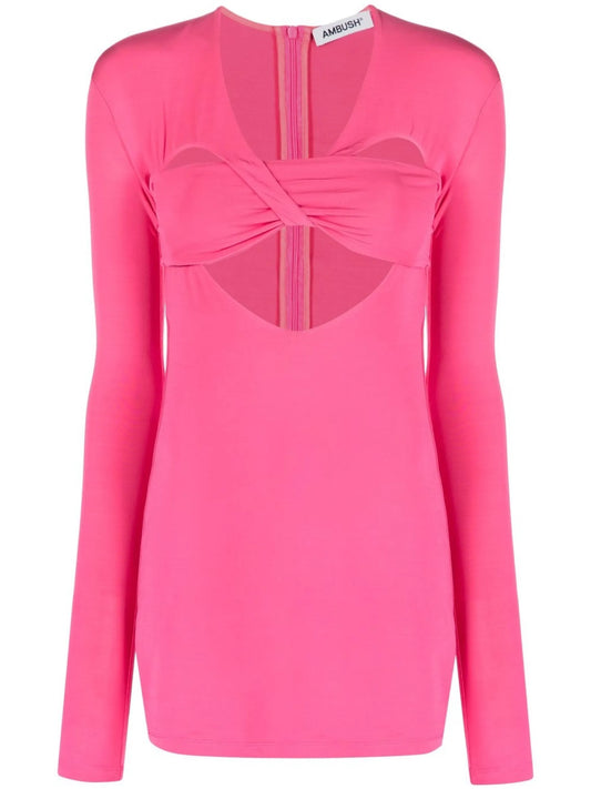 cut-out detailing dress