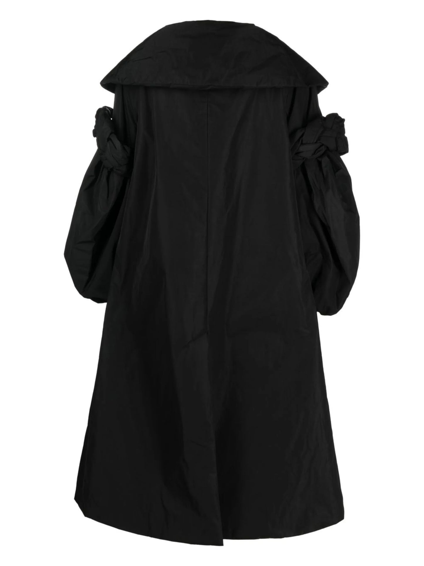 oversized-collar voluminous coat