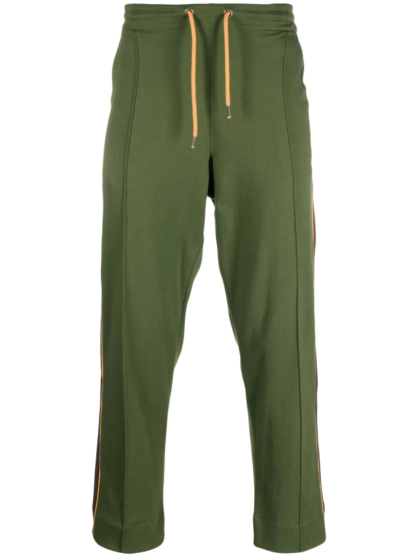 side-stripe drawstring track pants