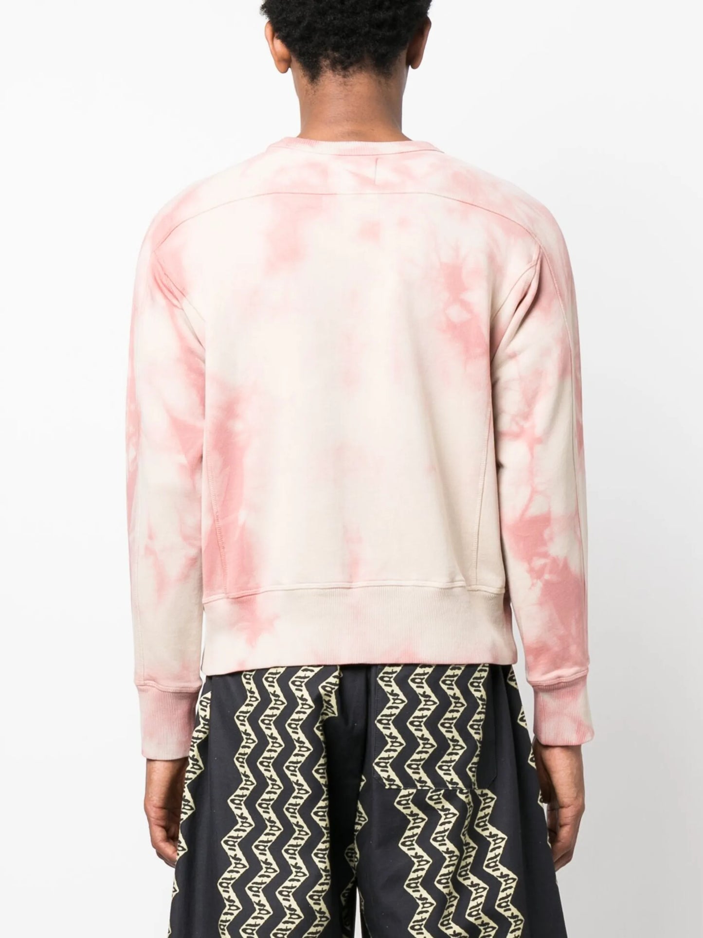 tie-dye crew-neck sweatshirt