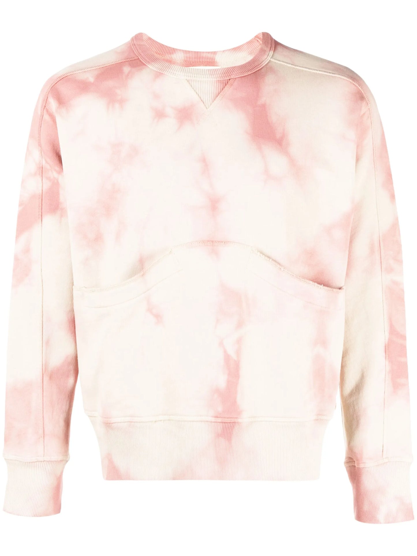 tie-dye crew-neck sweatshirt
