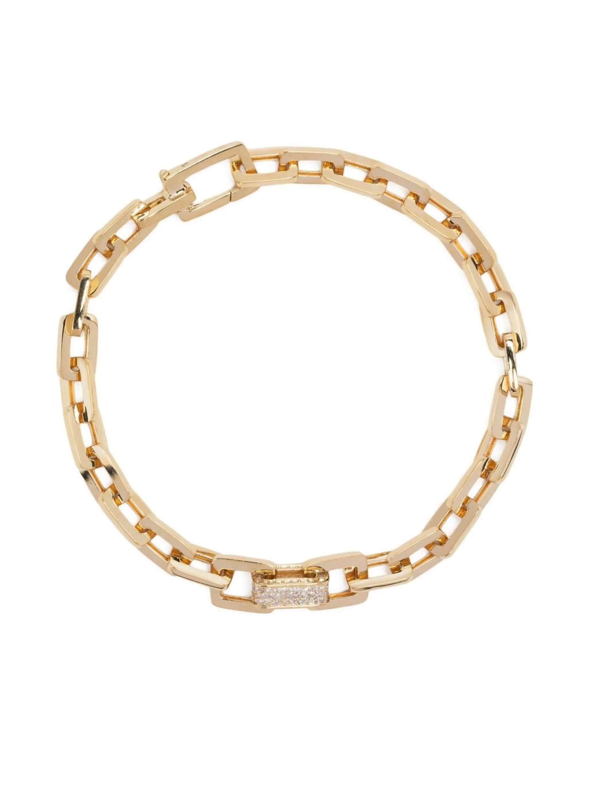 18K yellow gold mini deco diamond bracelet