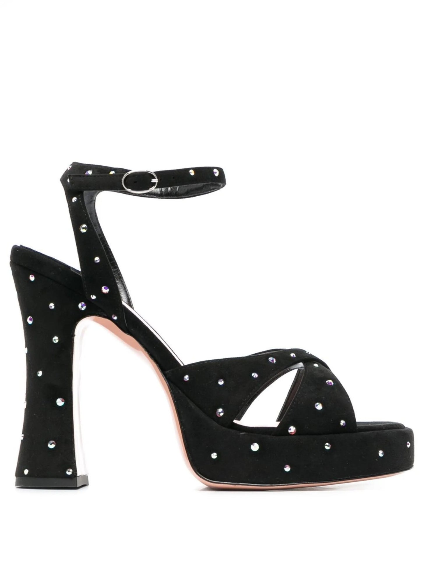Miranda 125mm vegan suede sandals