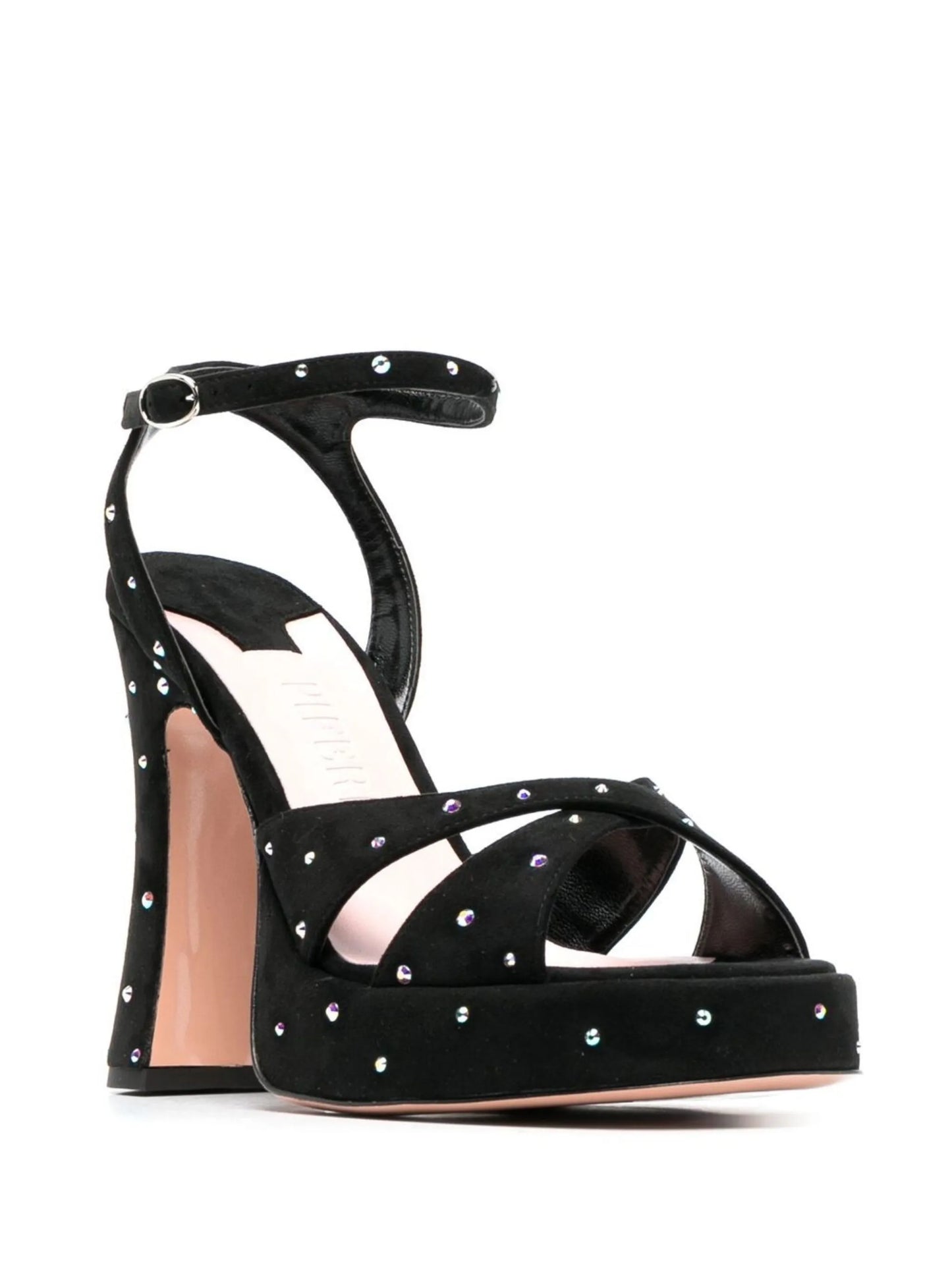 Miranda 125mm vegan suede sandals
