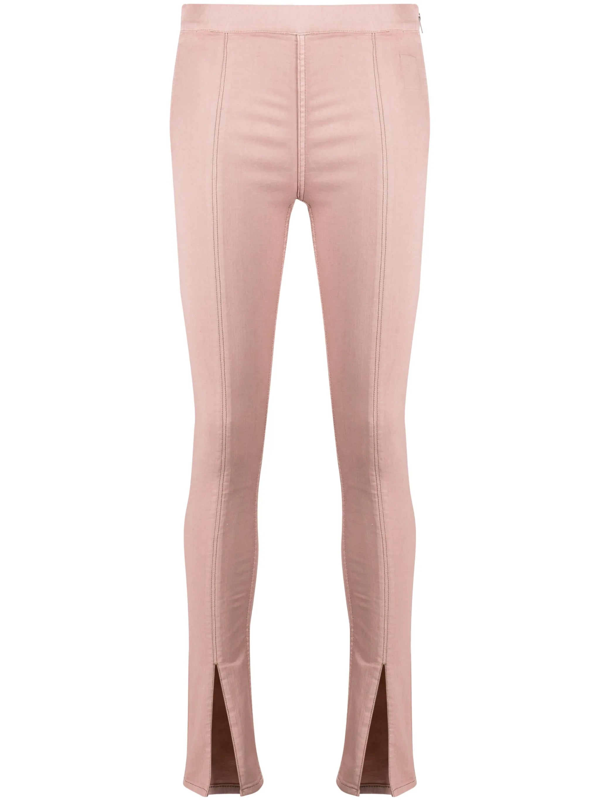 slit-detail leggings
