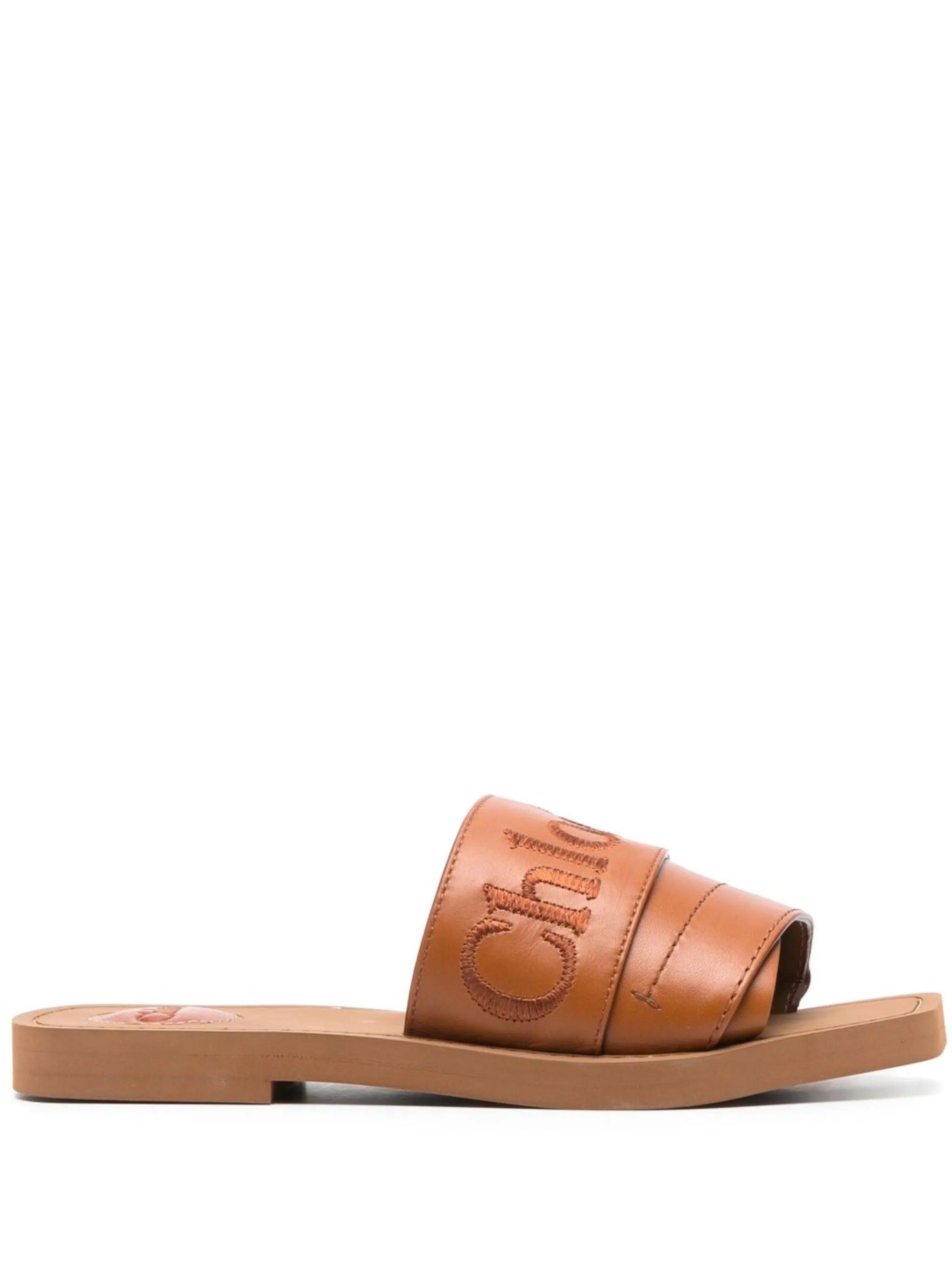 Woody logo-embroidered sandals