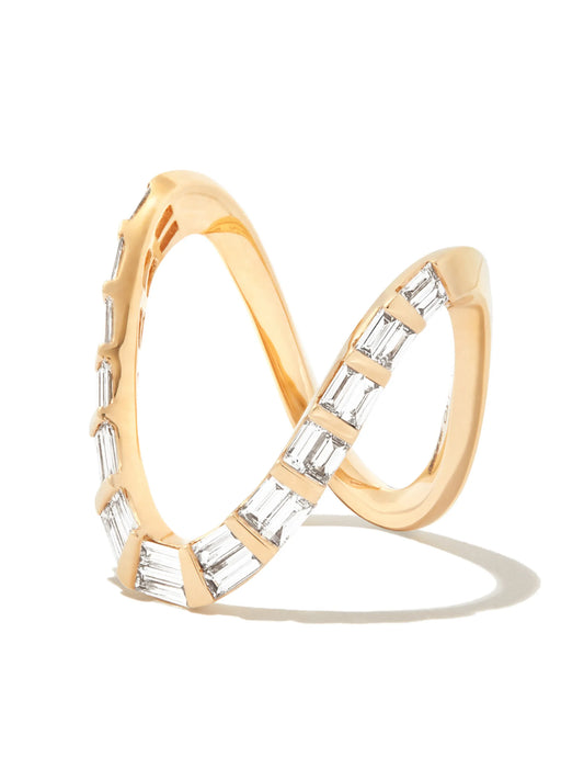 18kt yellow gold Ulla diamond ring