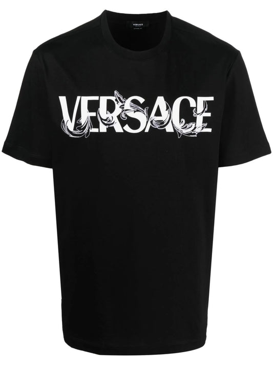 Barocco Silhouette logo-print T-Shirt