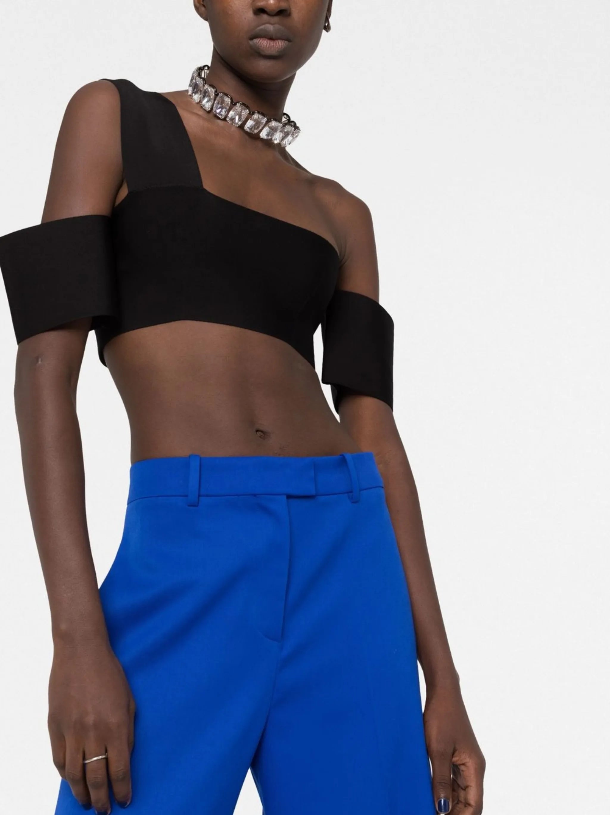 off-shoulder bandeau top