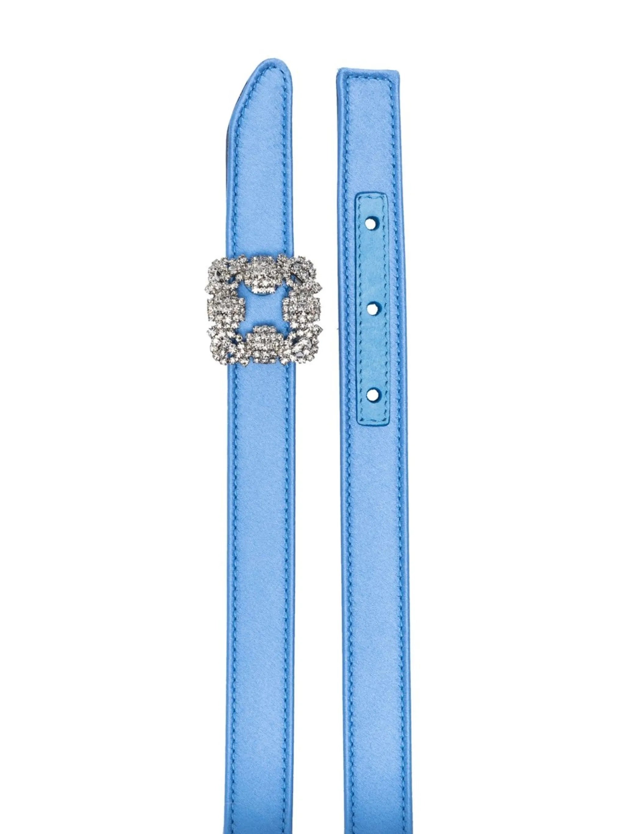 Hangisi 20mm crystal-embellished belt