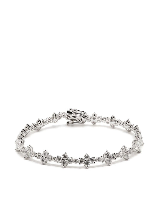 18kt white gold diamond tennis bracelet