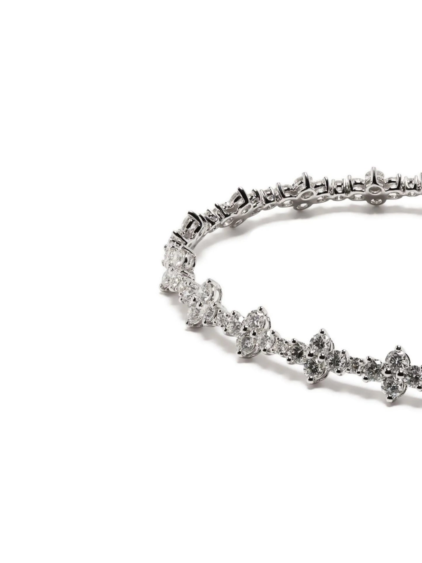 18kt white gold diamond tennis bracelet