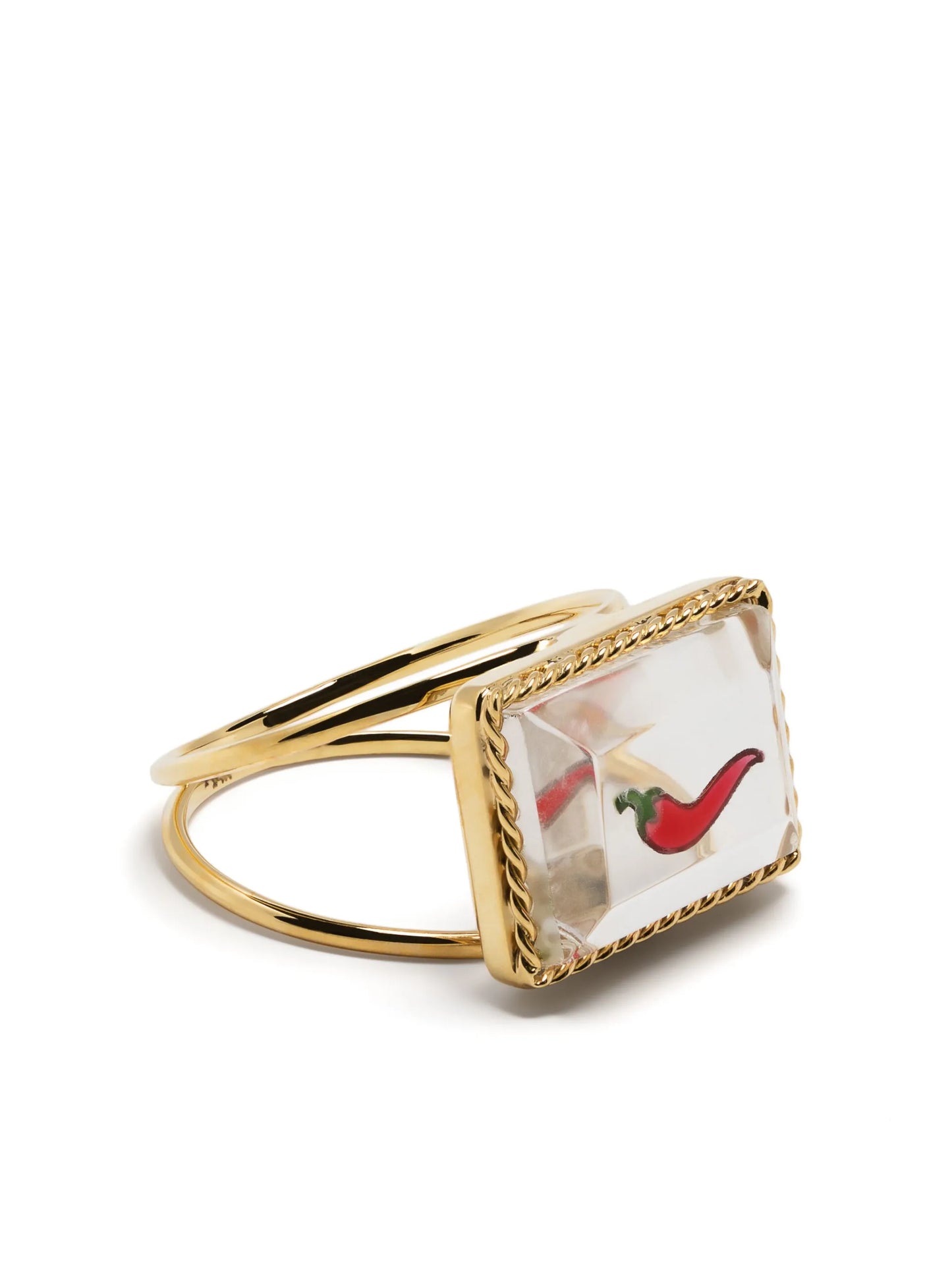18kt yellow gold Lucky FelFel ring