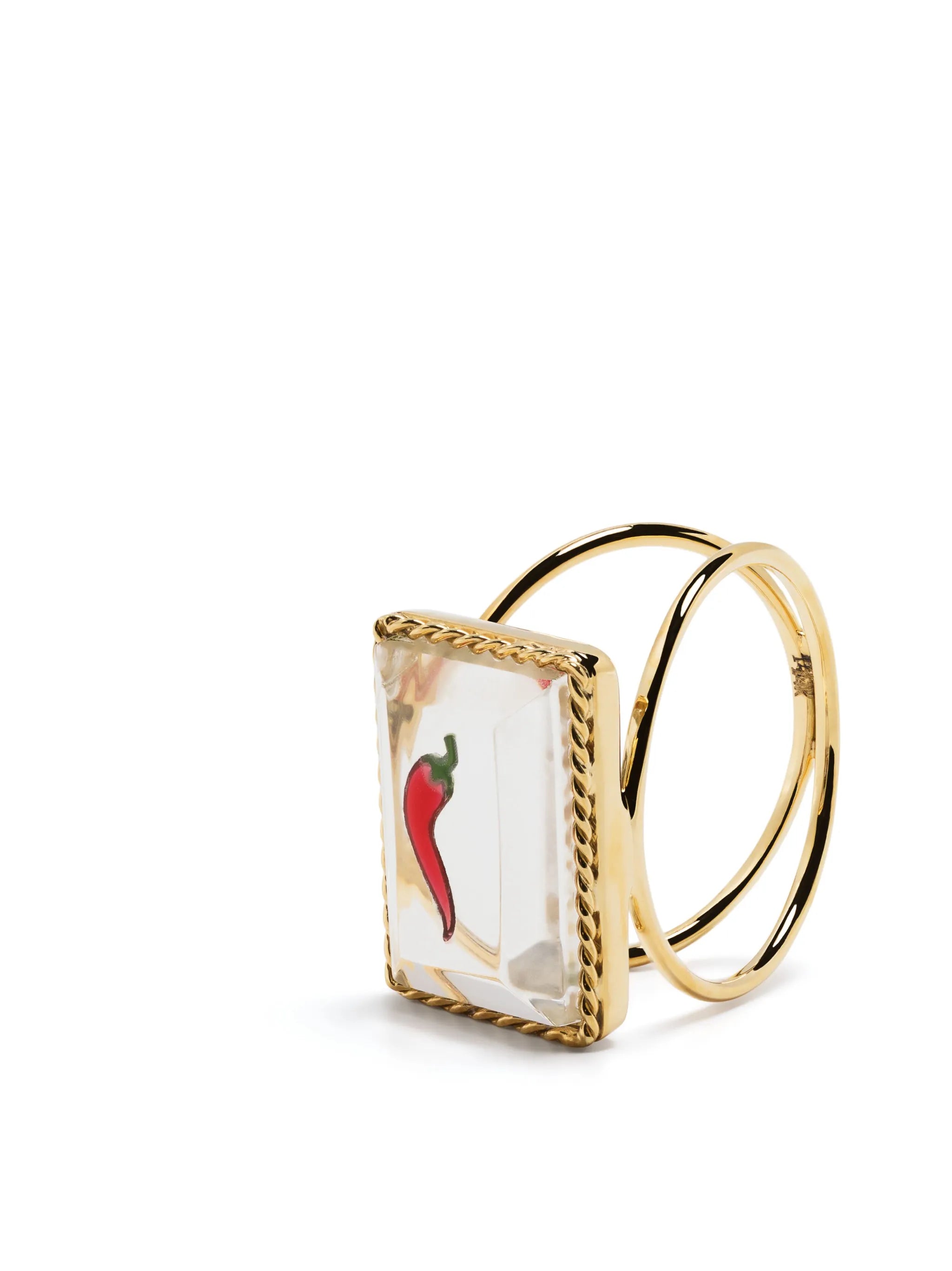 18kt yellow gold Lucky FelFel ring