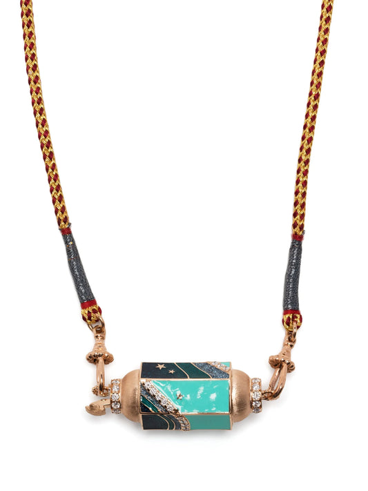 18kt rose gold Milky Way diamond necklace