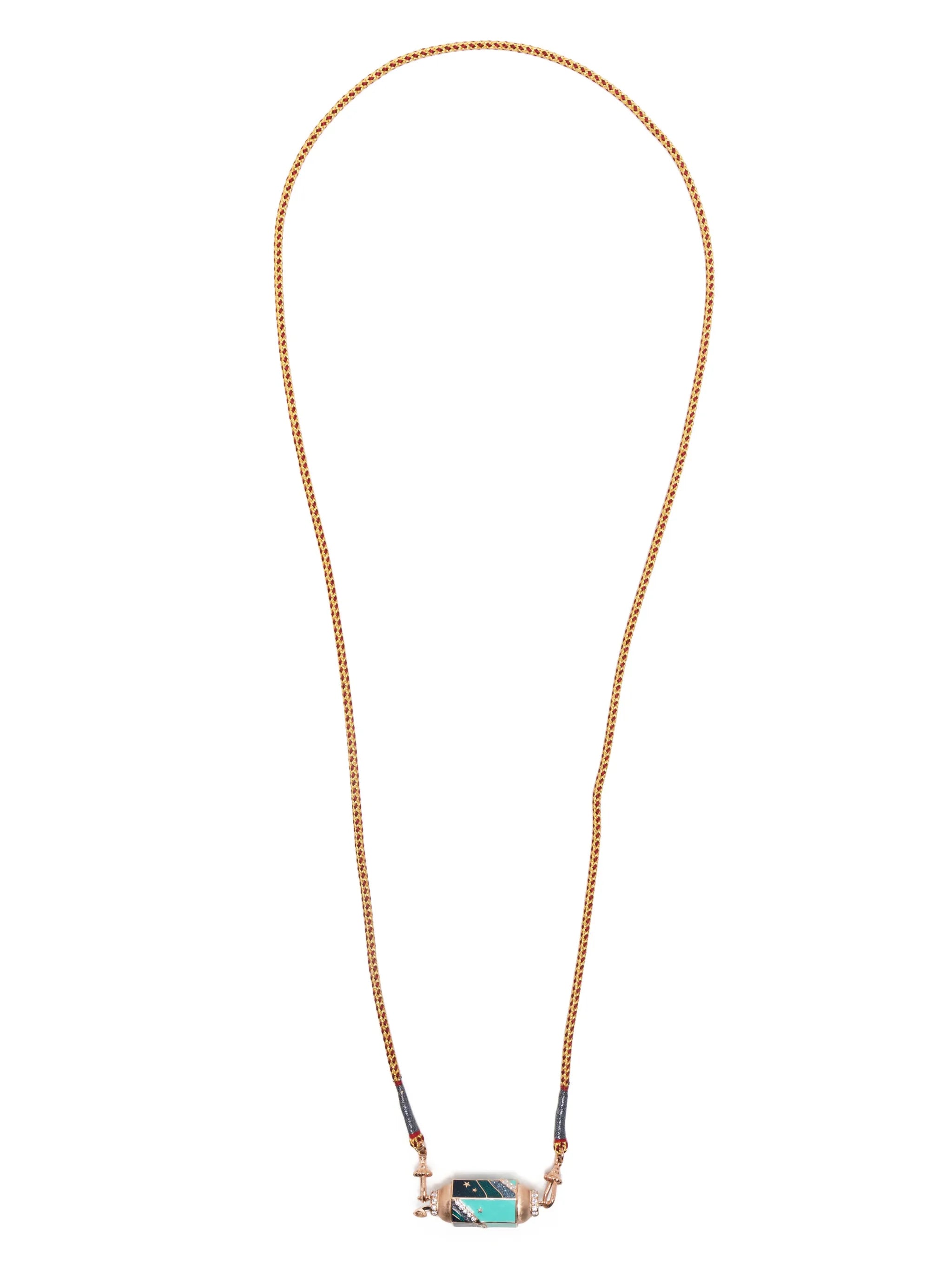 18kt rose gold Milky Way diamond necklace