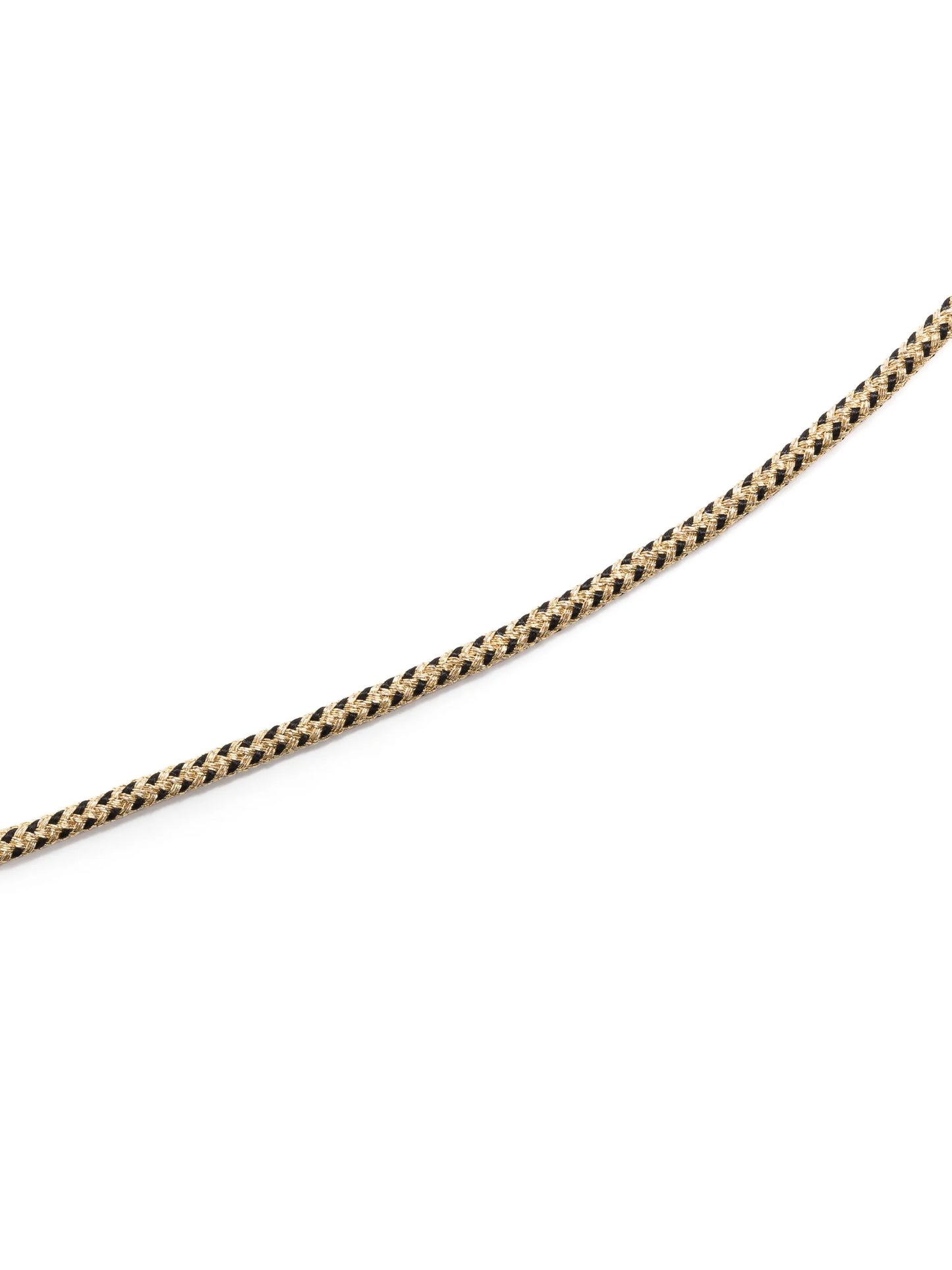 18kt yellow gold Eye Protect scapular necklace