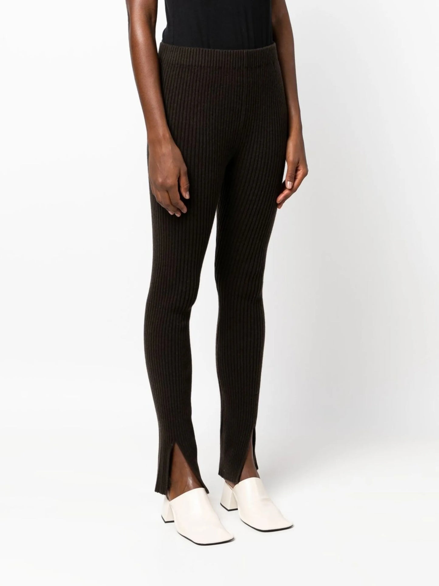 Sima ribbed-knit cashmere trousers