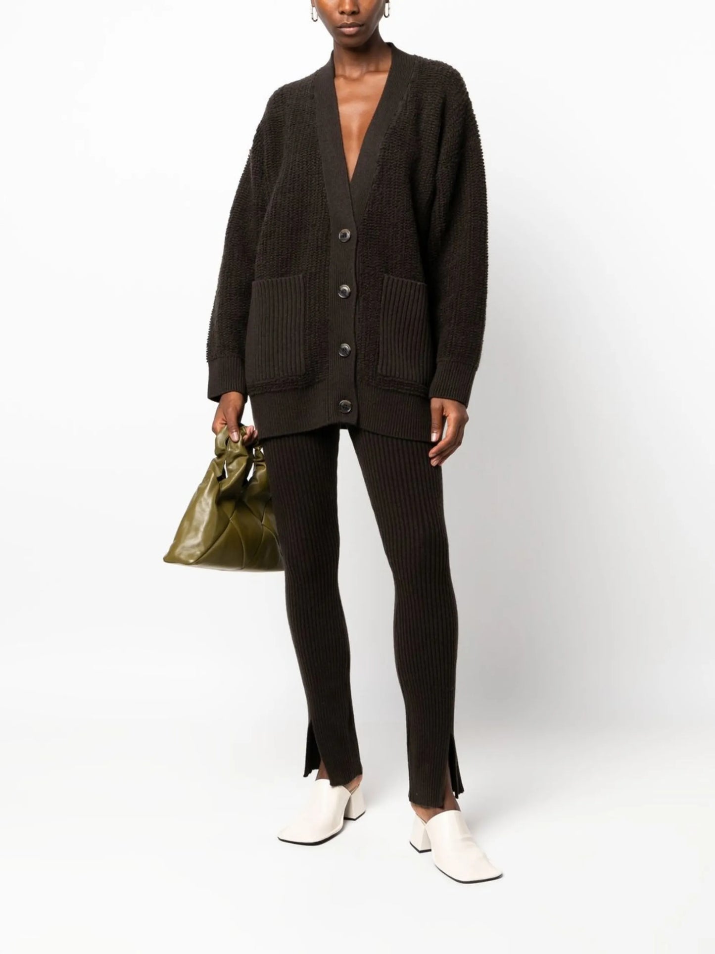 Sima ribbed-knit cashmere trousers