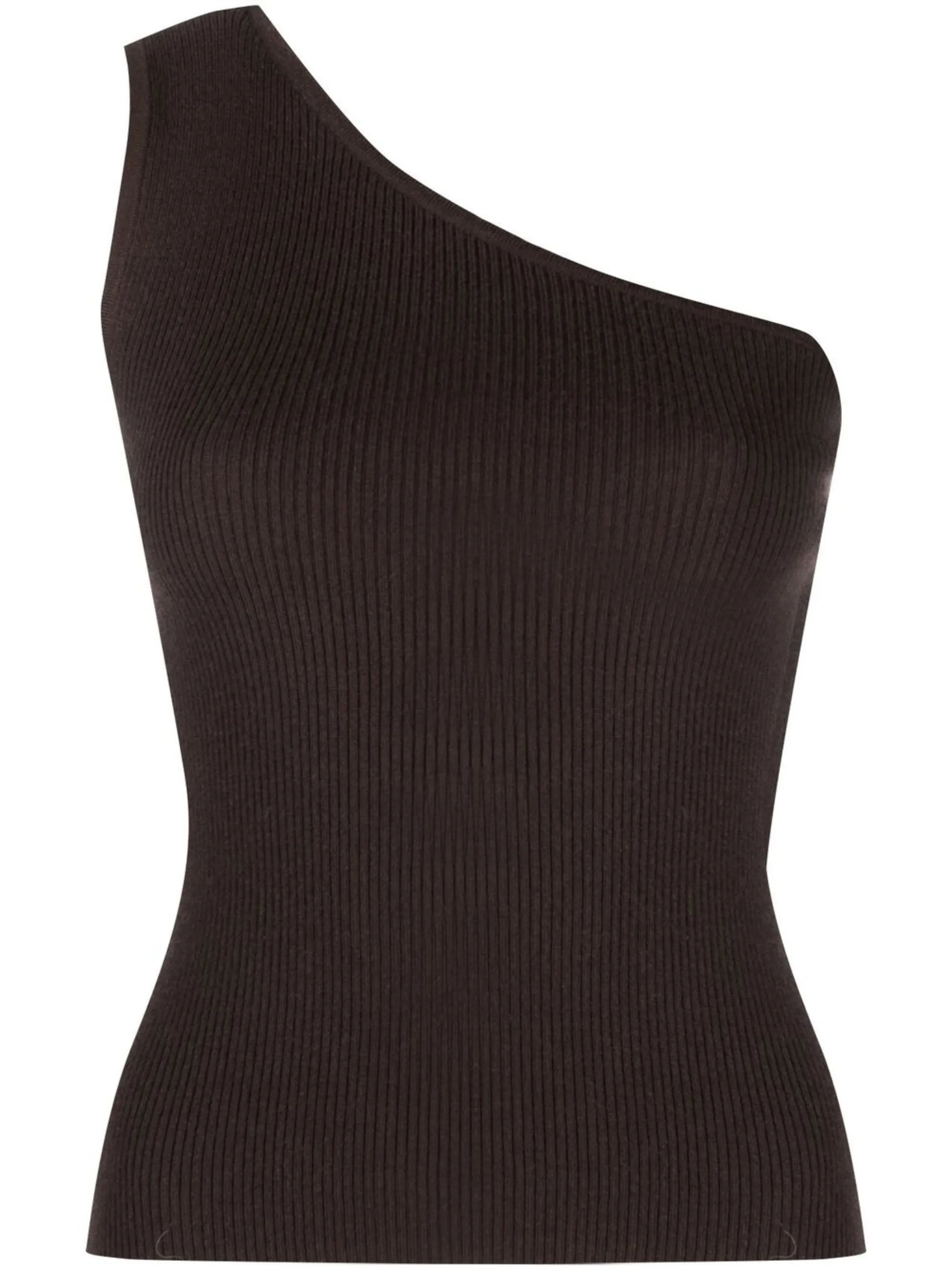 Diya one-shoulder cashmere top