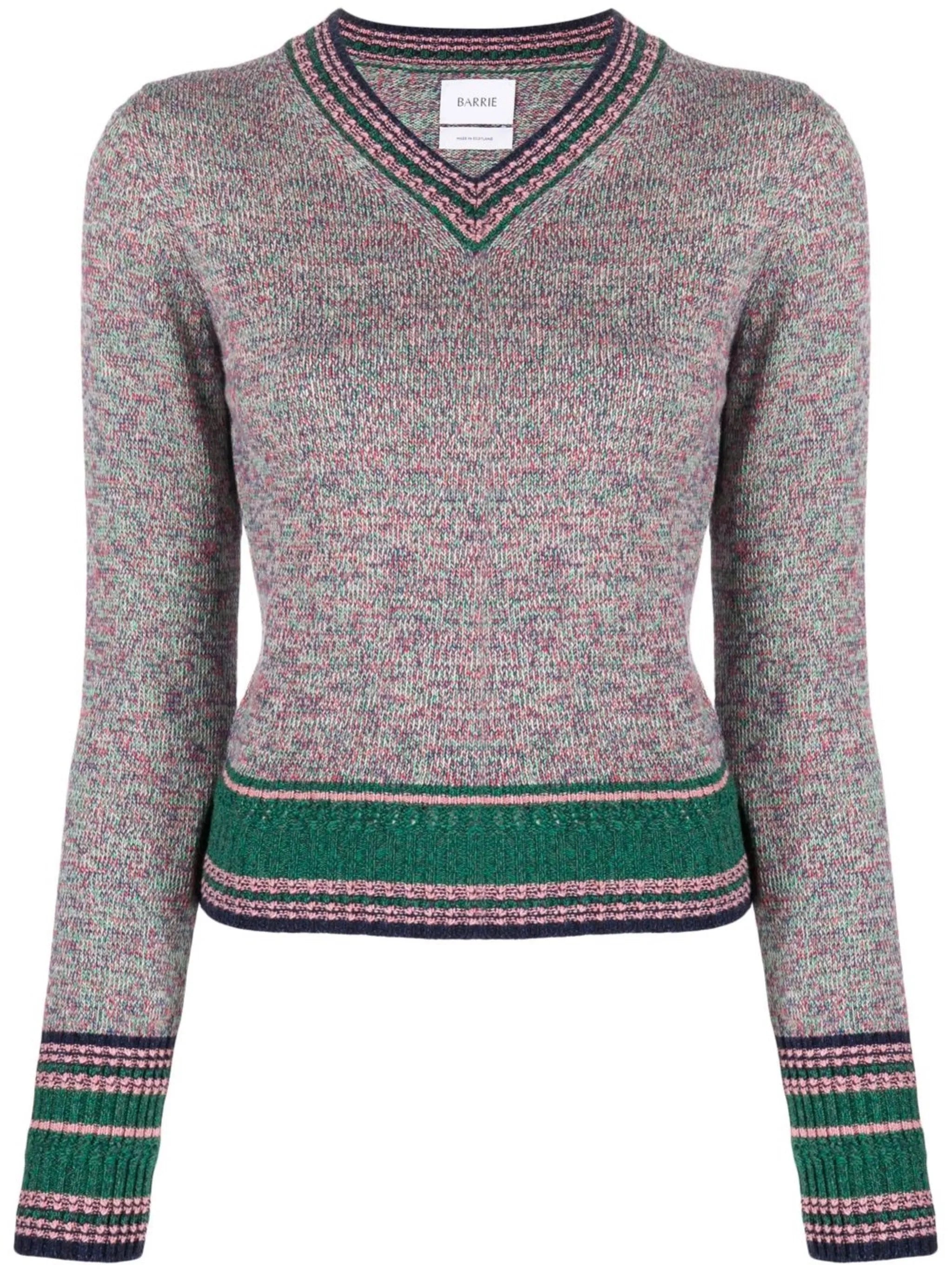 V-neck cashmere sweater