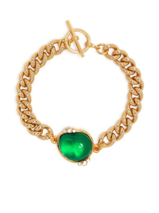 chain link stone bracelet