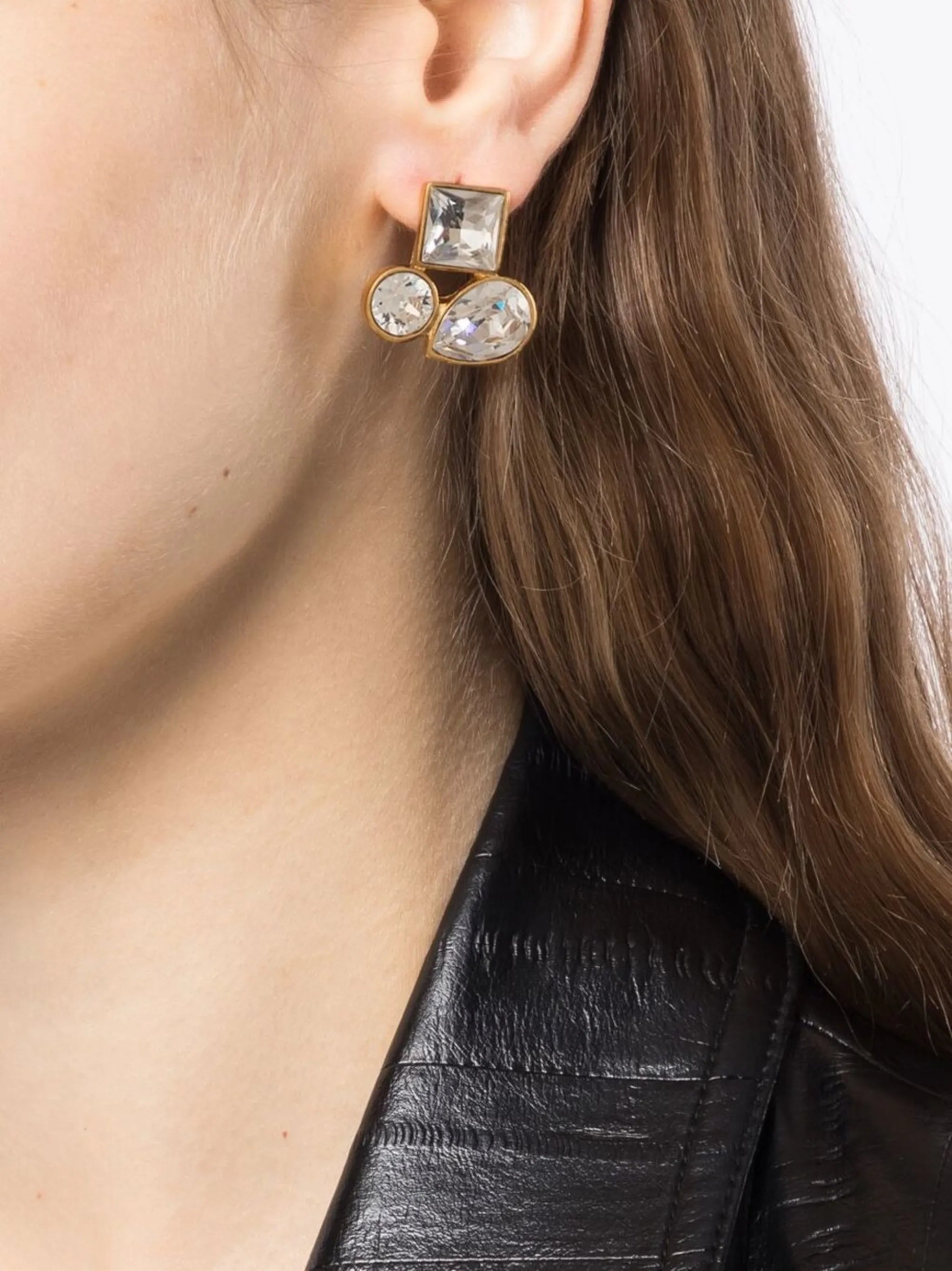 crystal drop earrings