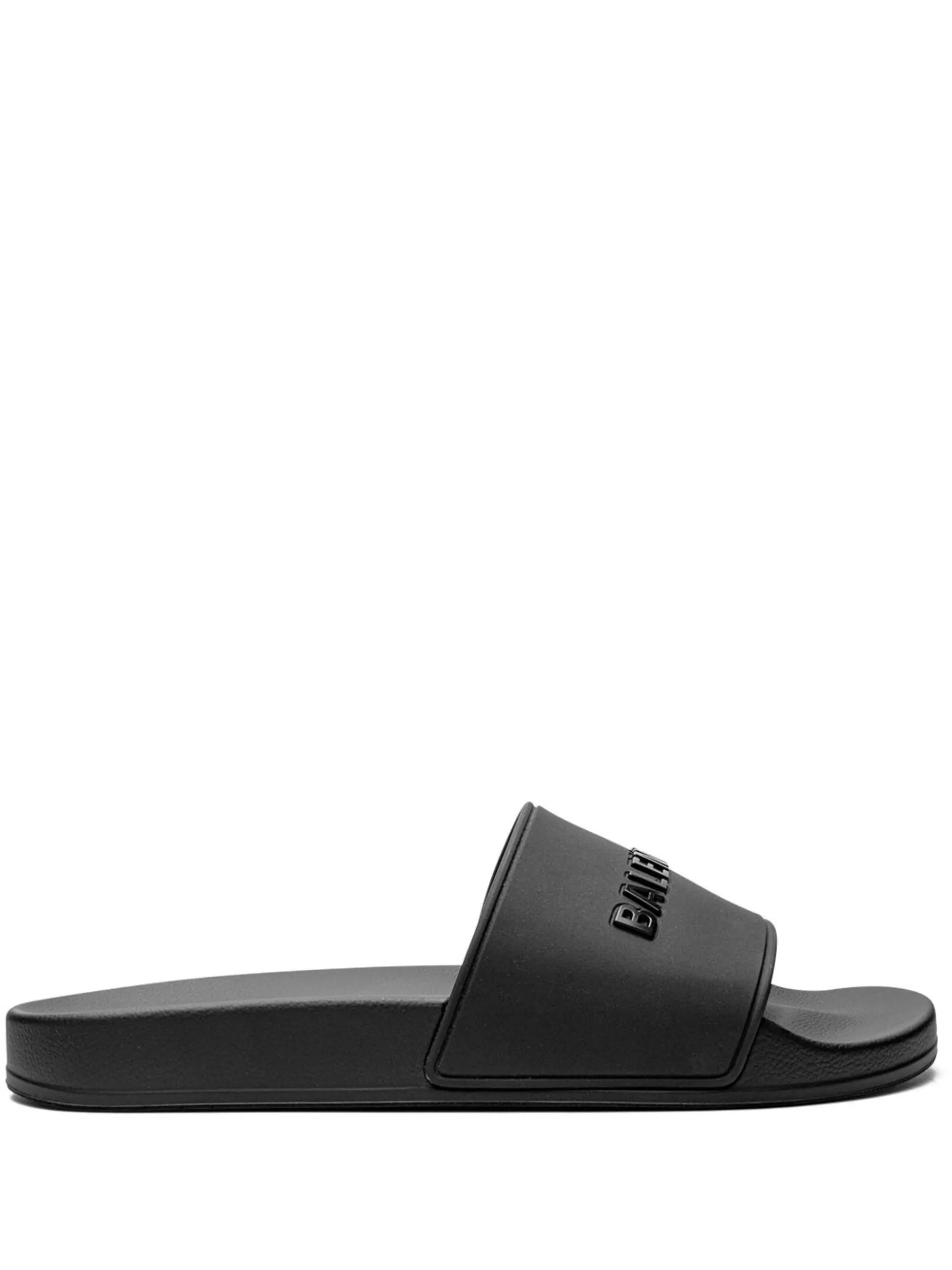 logo-embossed pool slides