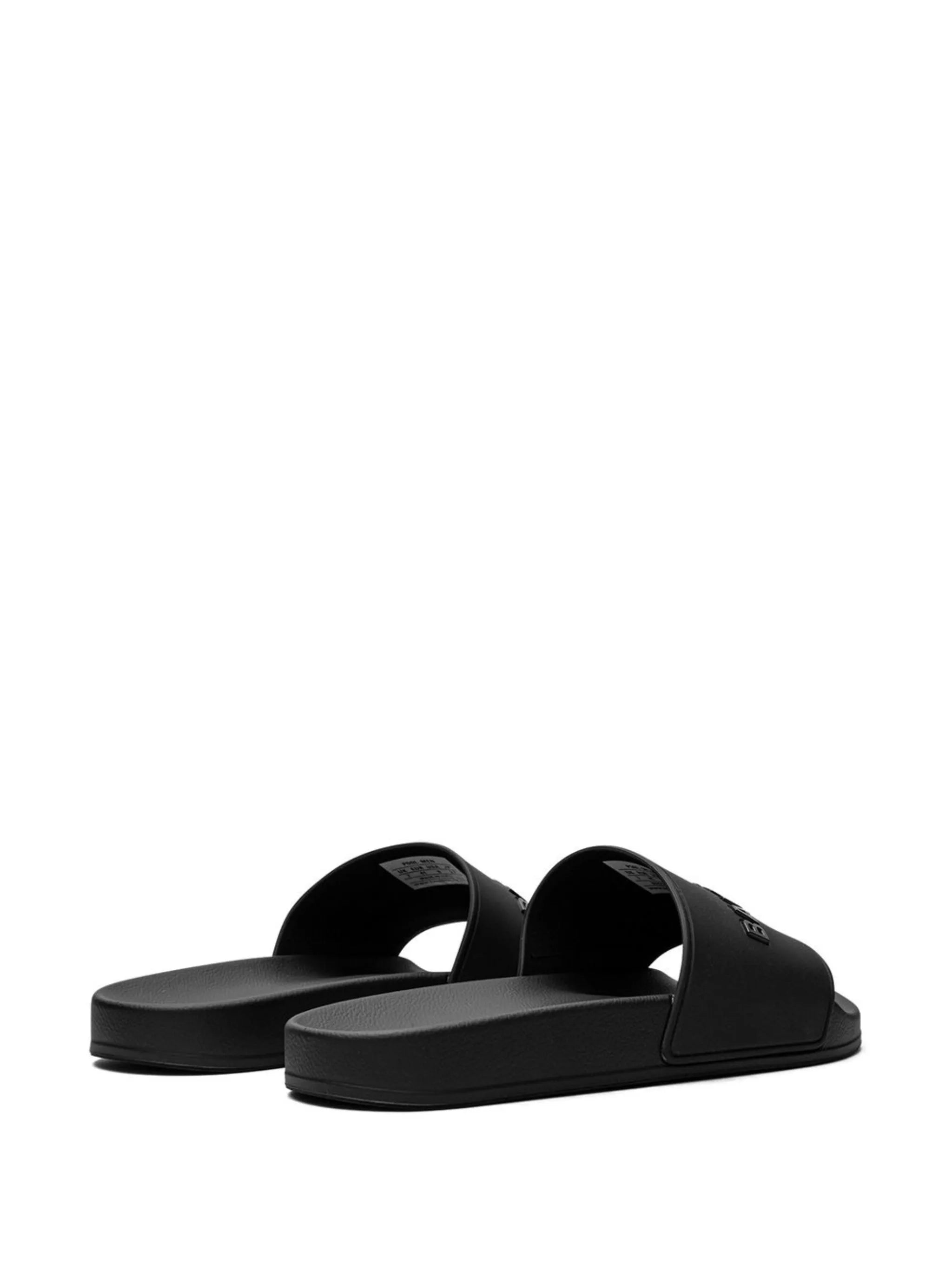 logo-embossed pool slides