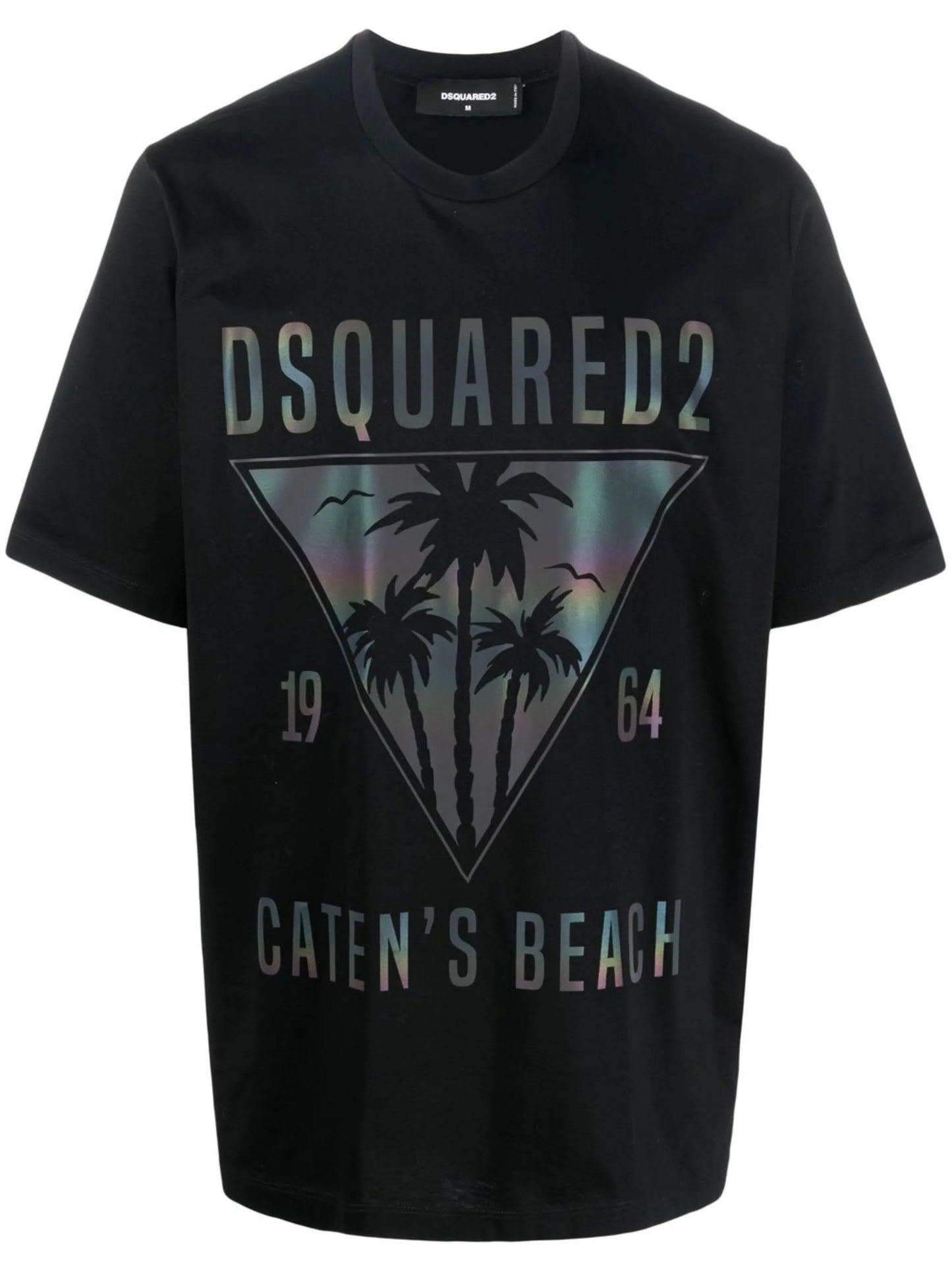 graphic-print logo T-shirt