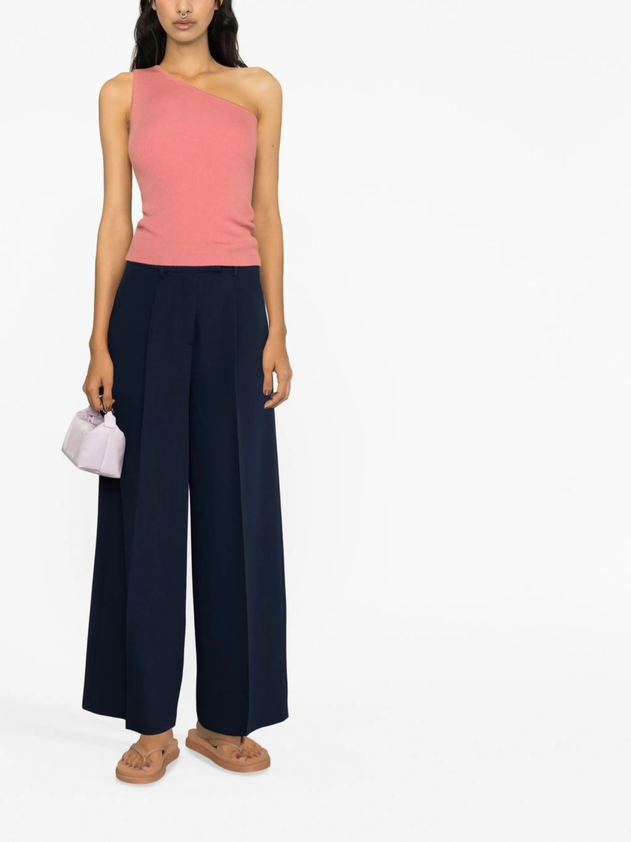 Diya one-shoulder tank top