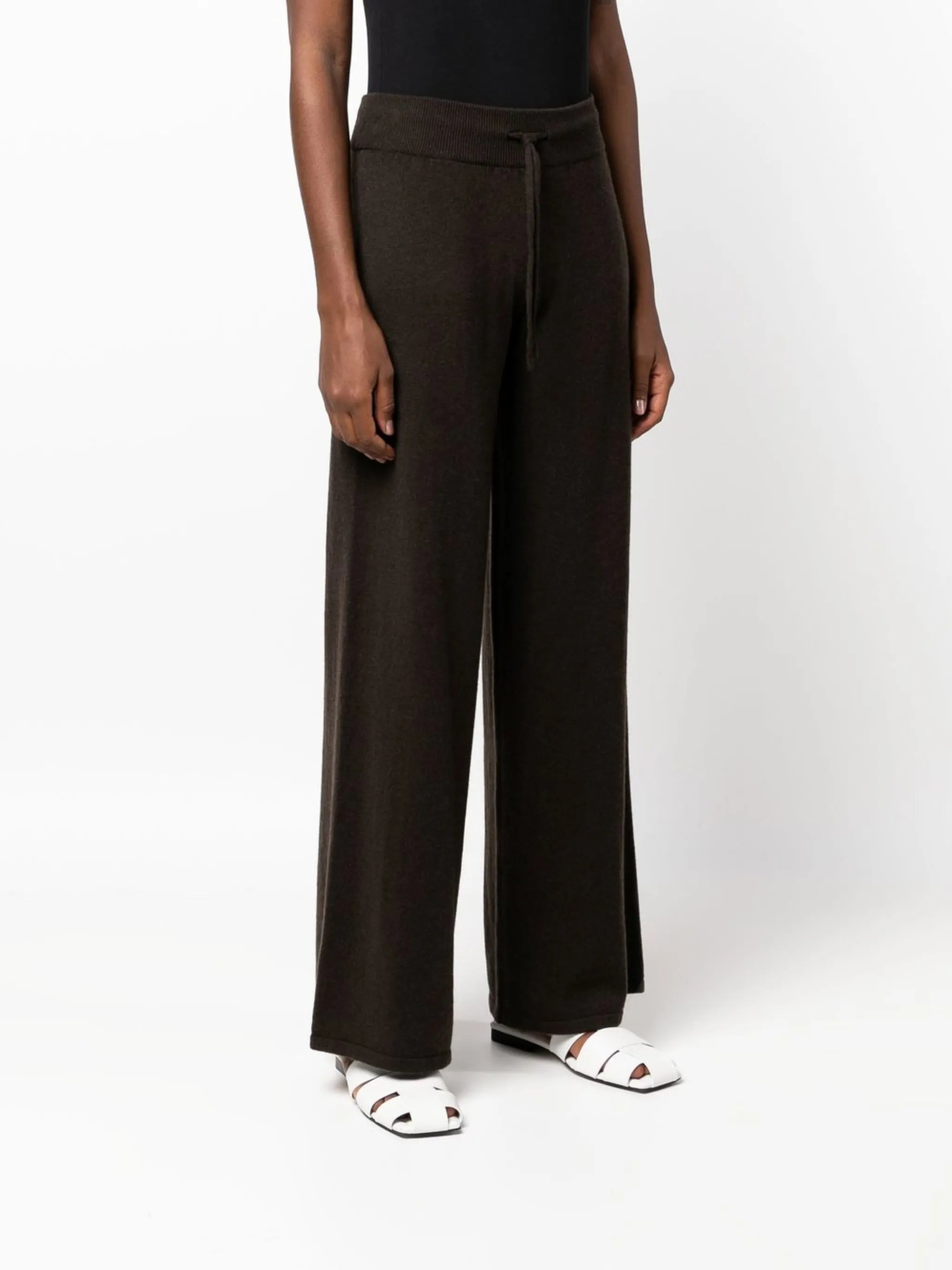 Sofi wide-leg cashmere trousers