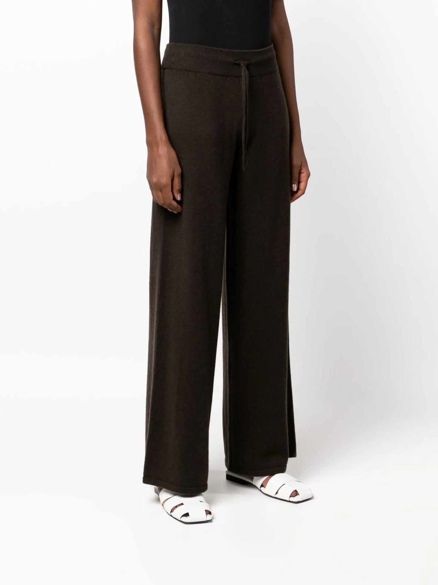Sofi wide-leg cashmere trousers
