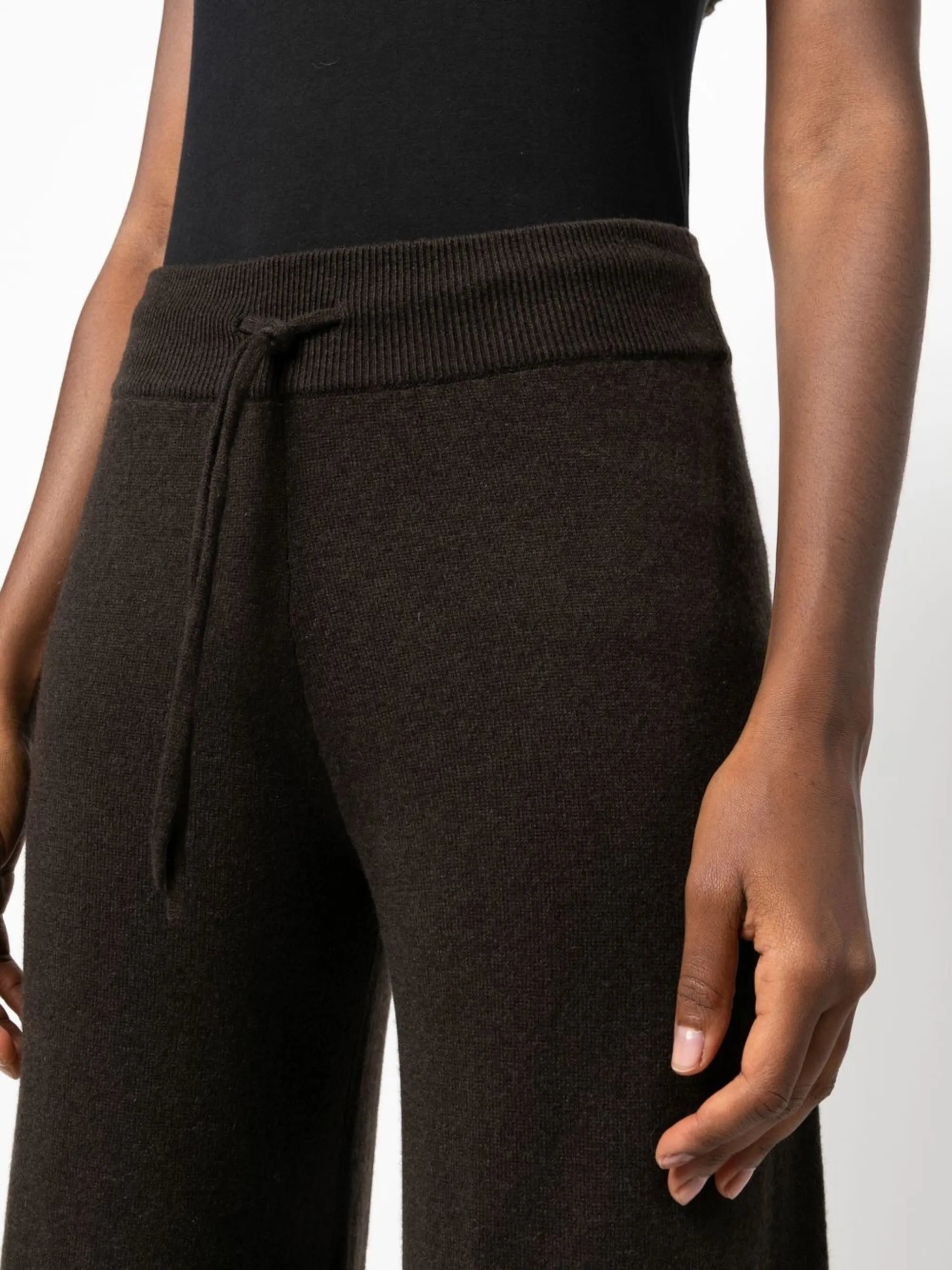 Sofi wide-leg cashmere trousers